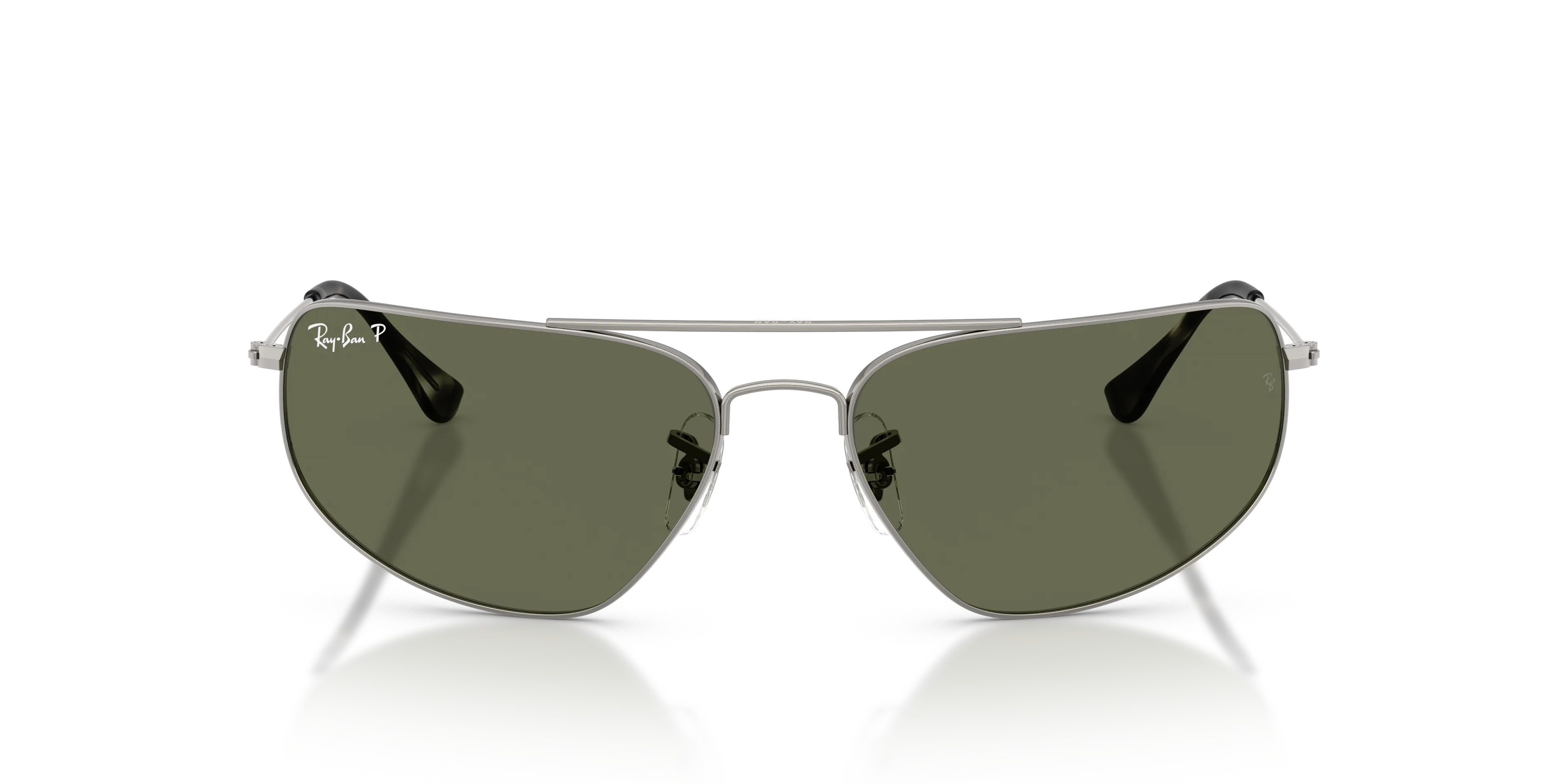 Ray - Ban RB3780 004/58 Occhiali da sole Metallo Grigio Verde Squadrata Polarizzata - immagine 3