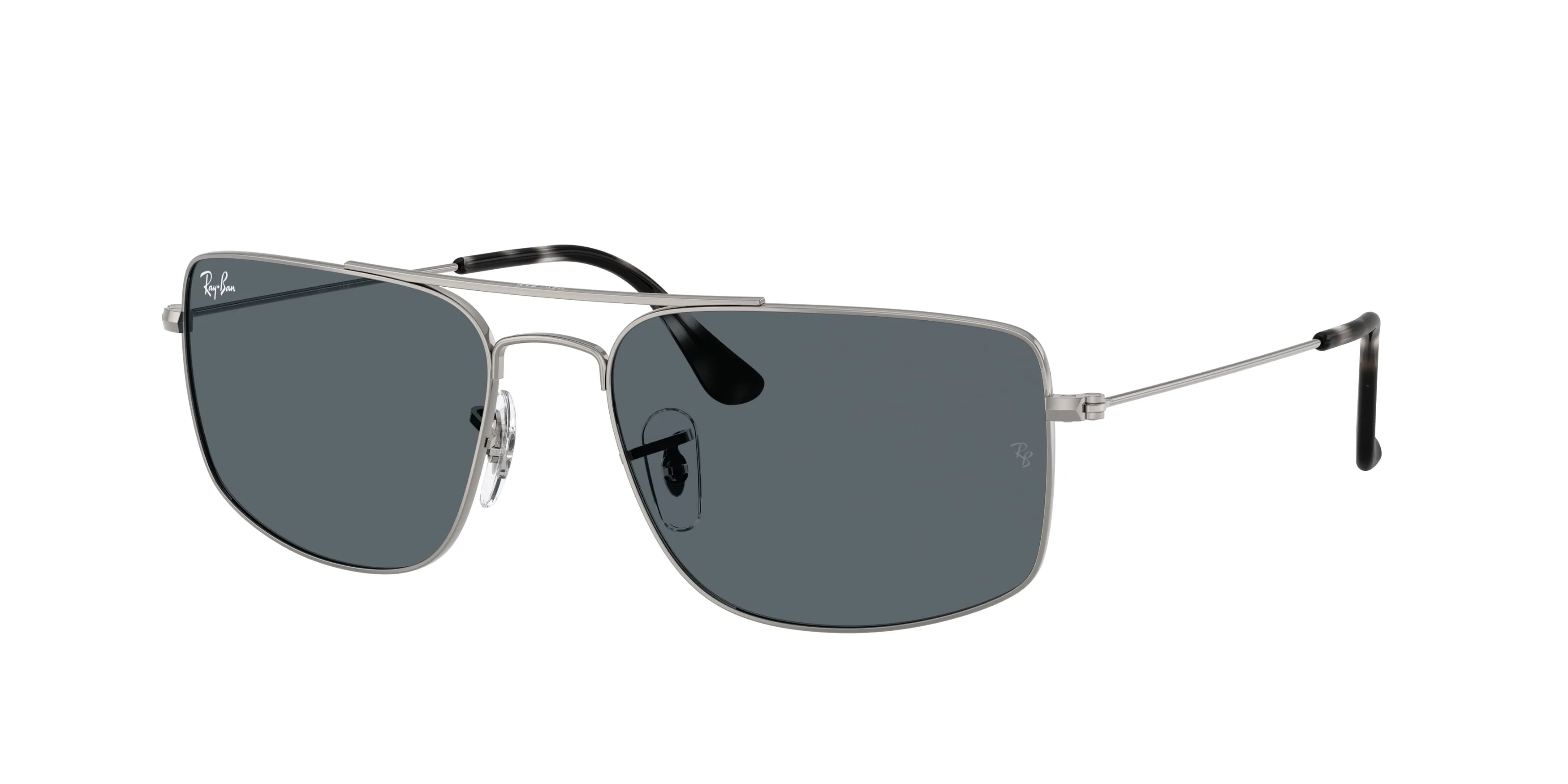 Ray - Ban RB3779 EXPLORER 3 004/R5 Occhiali da sole Metallo Grigio Blu Squadrata Normale - immagine 1