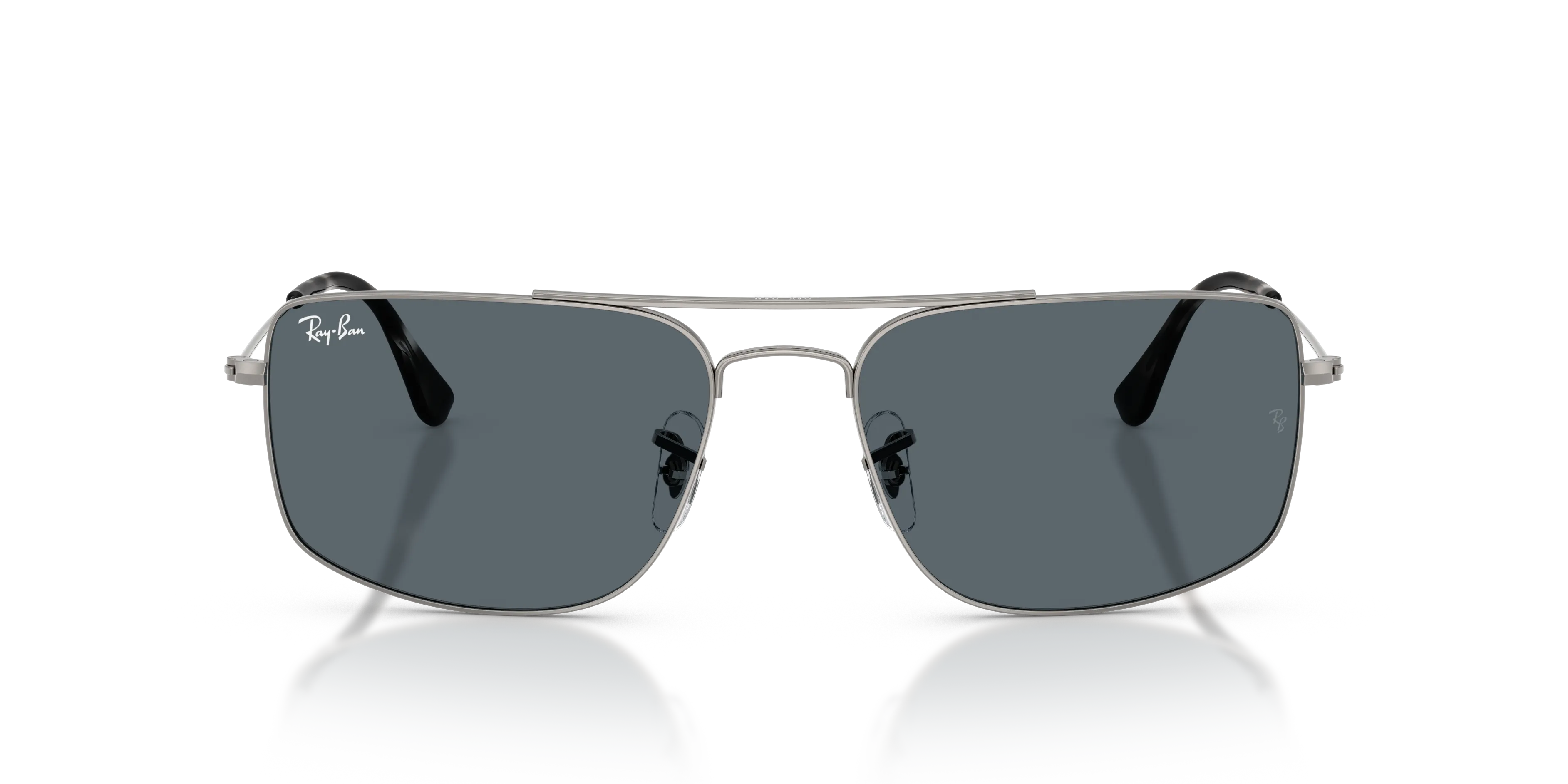 Ray - Ban RB3779 EXPLORER 3 004/R5 Occhiali da sole Metallo Grigio Blu Squadrata Normale - immagine 3