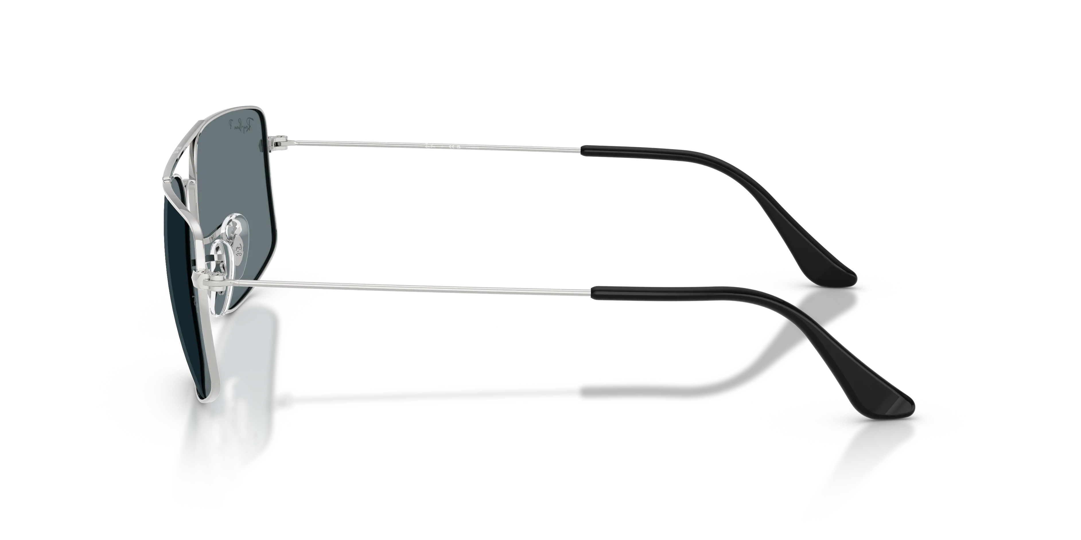 Ray - Ban RB3779 EXPLORER 3 003/3R Occhiali da sole Metallo Argento Blu Squadrata Polarizzata - immagine 4