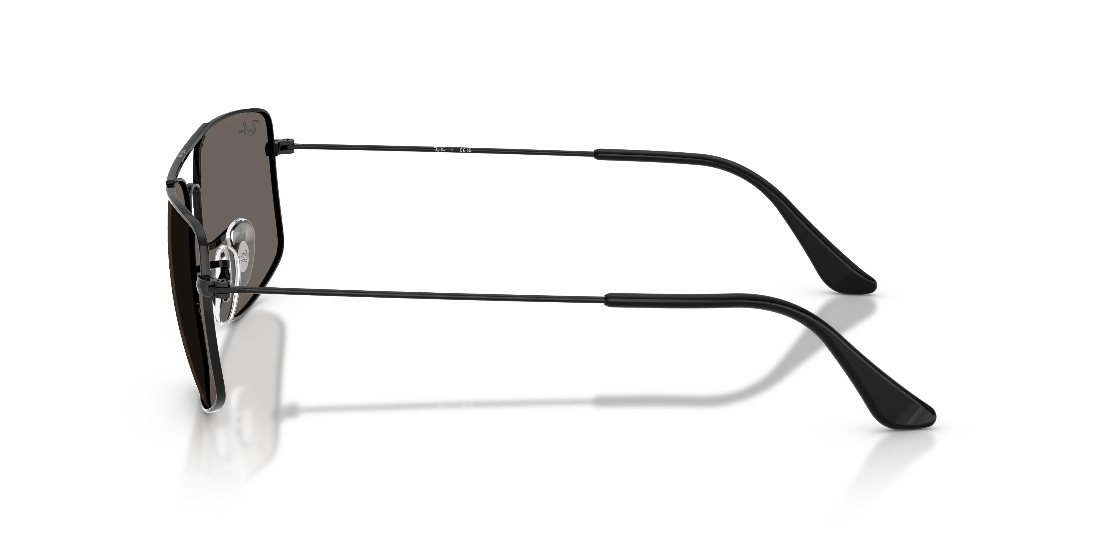 Ray - Ban RB3779 EXPLORER 3 002/B1 Occhiali da sole Metallo Nero Grigio Squadrata Normale - immagine 4