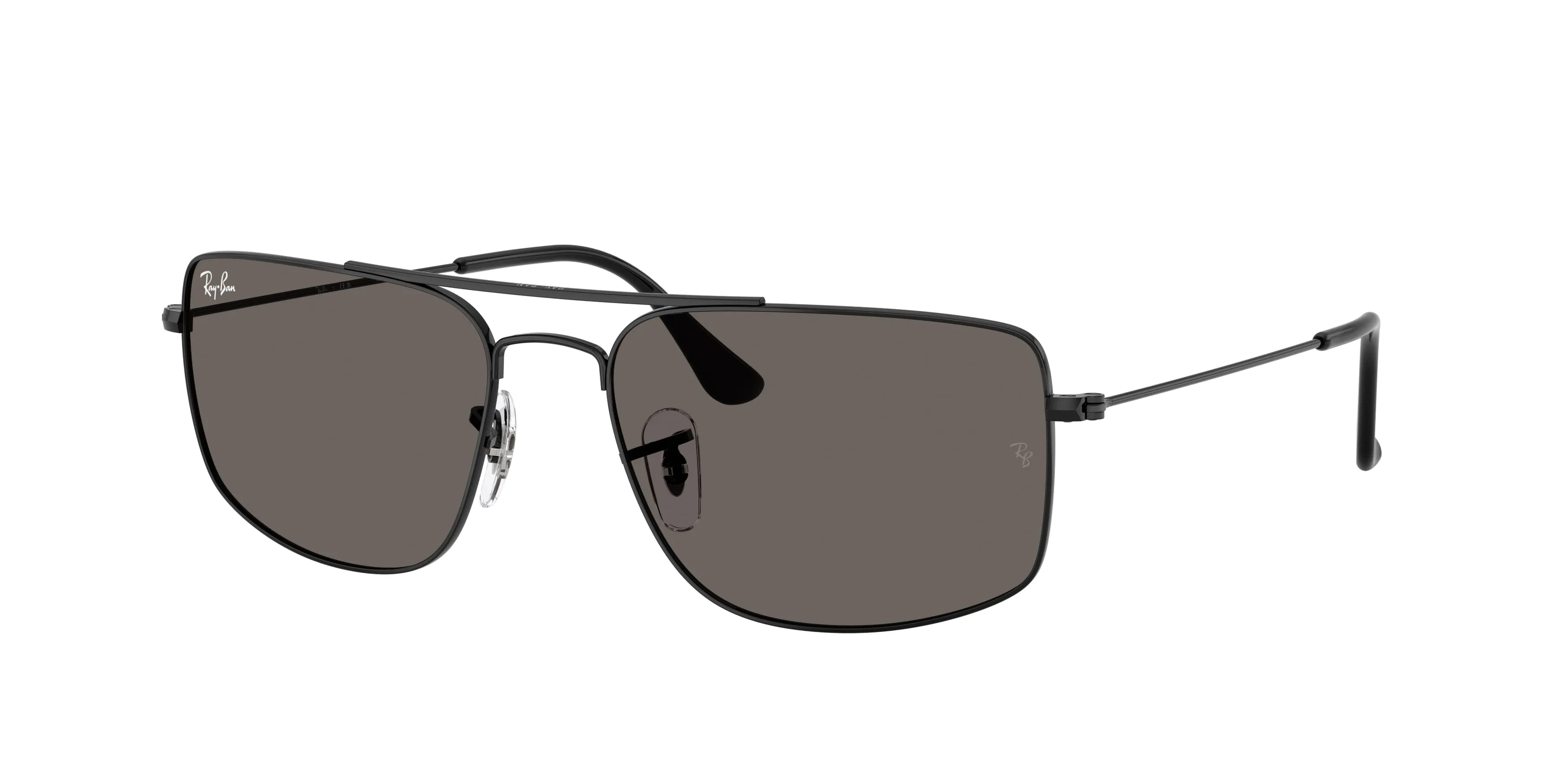 Ray - Ban RB3779 EXPLORER 3 002/B1 Occhiali da sole Metallo Nero Grigio Squadrata Normale - immagine 1