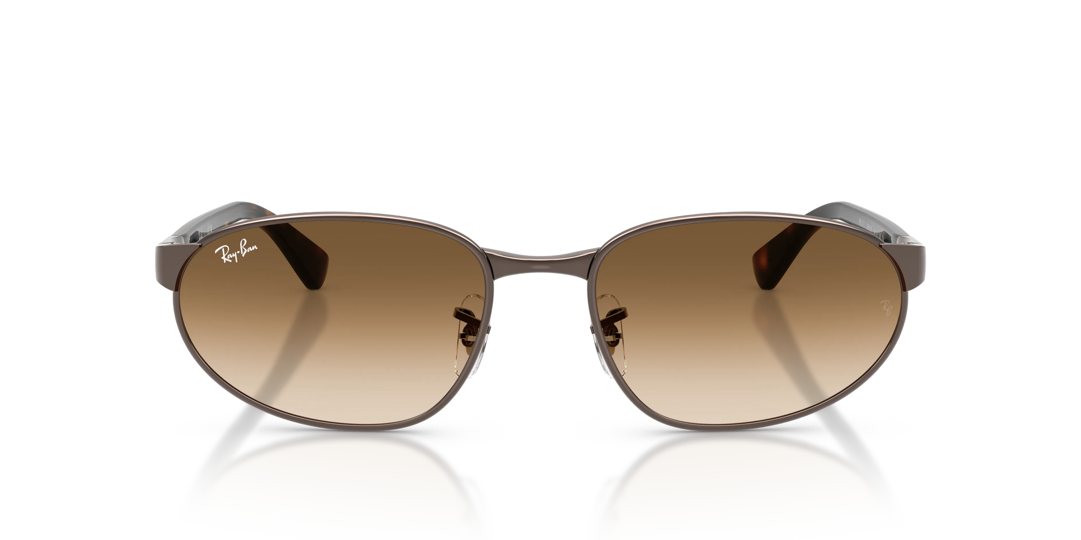 Ray - Ban RB3777 925932 Occhiali da sole Metallo Bronzo Marrone Geometrica Normale Sfumato - immagine 3