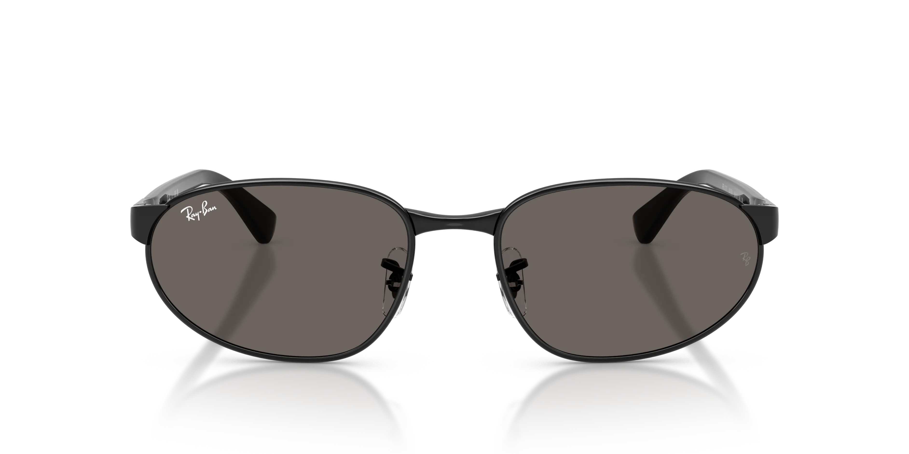 Ray - Ban RB3777 002/B1 Occhiali da sole Metallo Nero Grigio Geometrica Normale - immagine 3