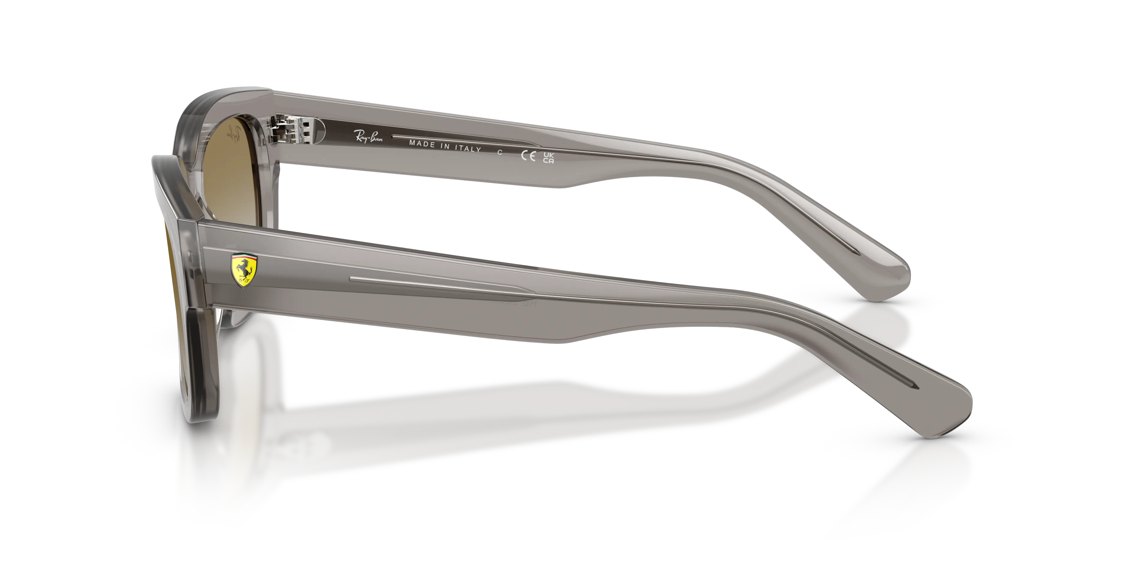 Ray - Ban RB2228M F7046E Occhiali da sole Acetato Grigio Marrone Squadrata Specchiate - immagine 4