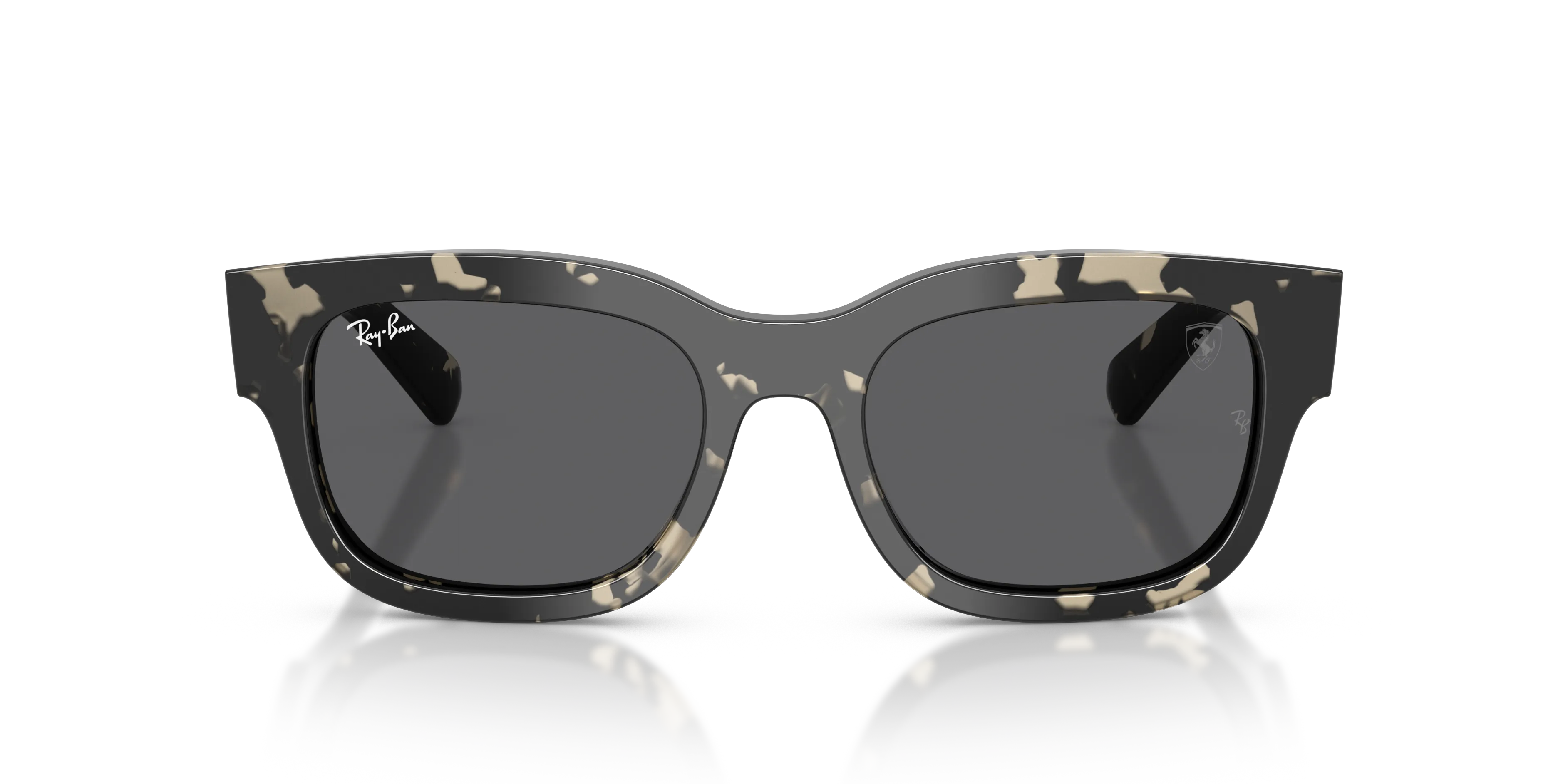 Ray - Ban RB2228M F70387 Occhiali da sole Acetato Tartaruga Grigio Squadrata Normale - immagine 3