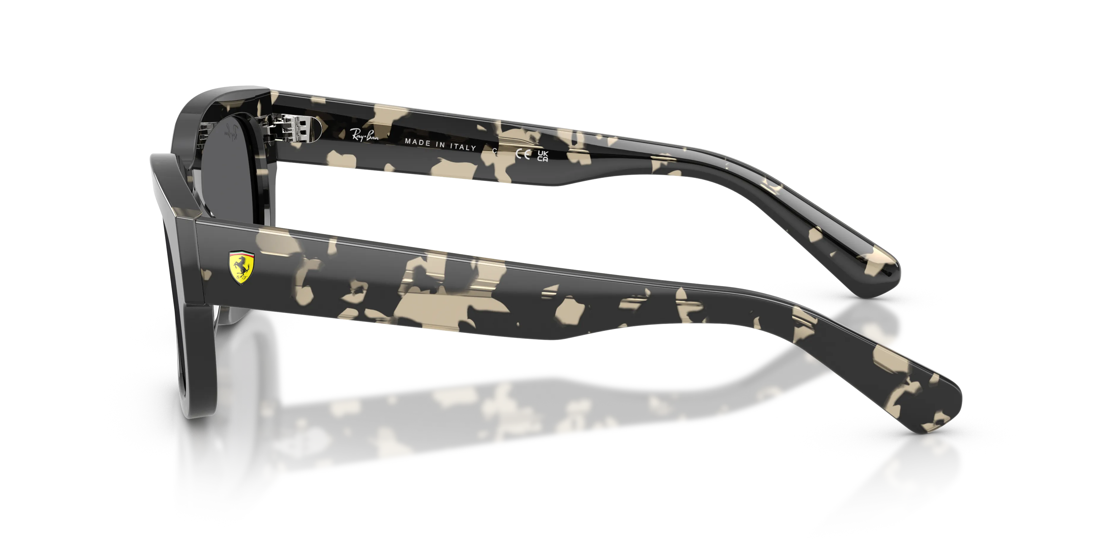 Ray - Ban RB2228M F70387 Occhiali da sole Acetato Tartaruga Grigio Squadrata Normale - immagine 4