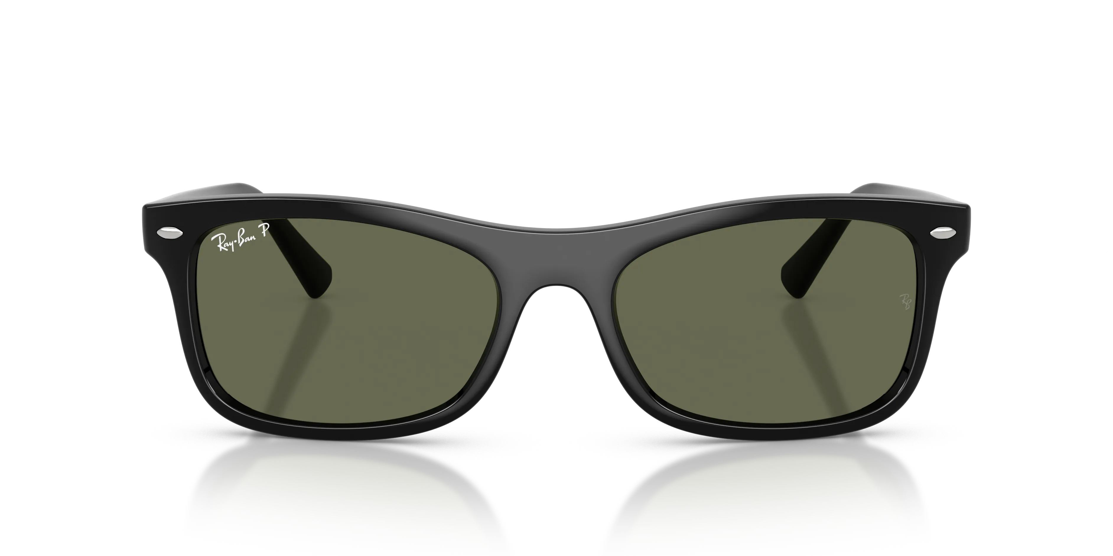 Ray - Ban RB2226 901/58 Occhiali da sole Acetato Nero Verde Squadrata Polarizzata - immagine 3