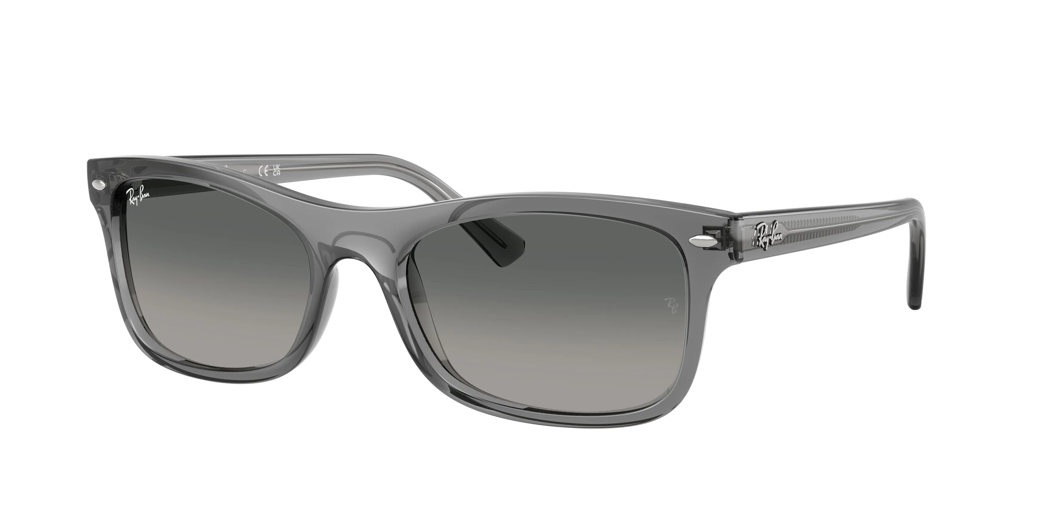 Ray - Ban RB2226 664171 Occhiali da sole Acetato Grigio Grigio Squadrata Normale Sfumato - immagine 1