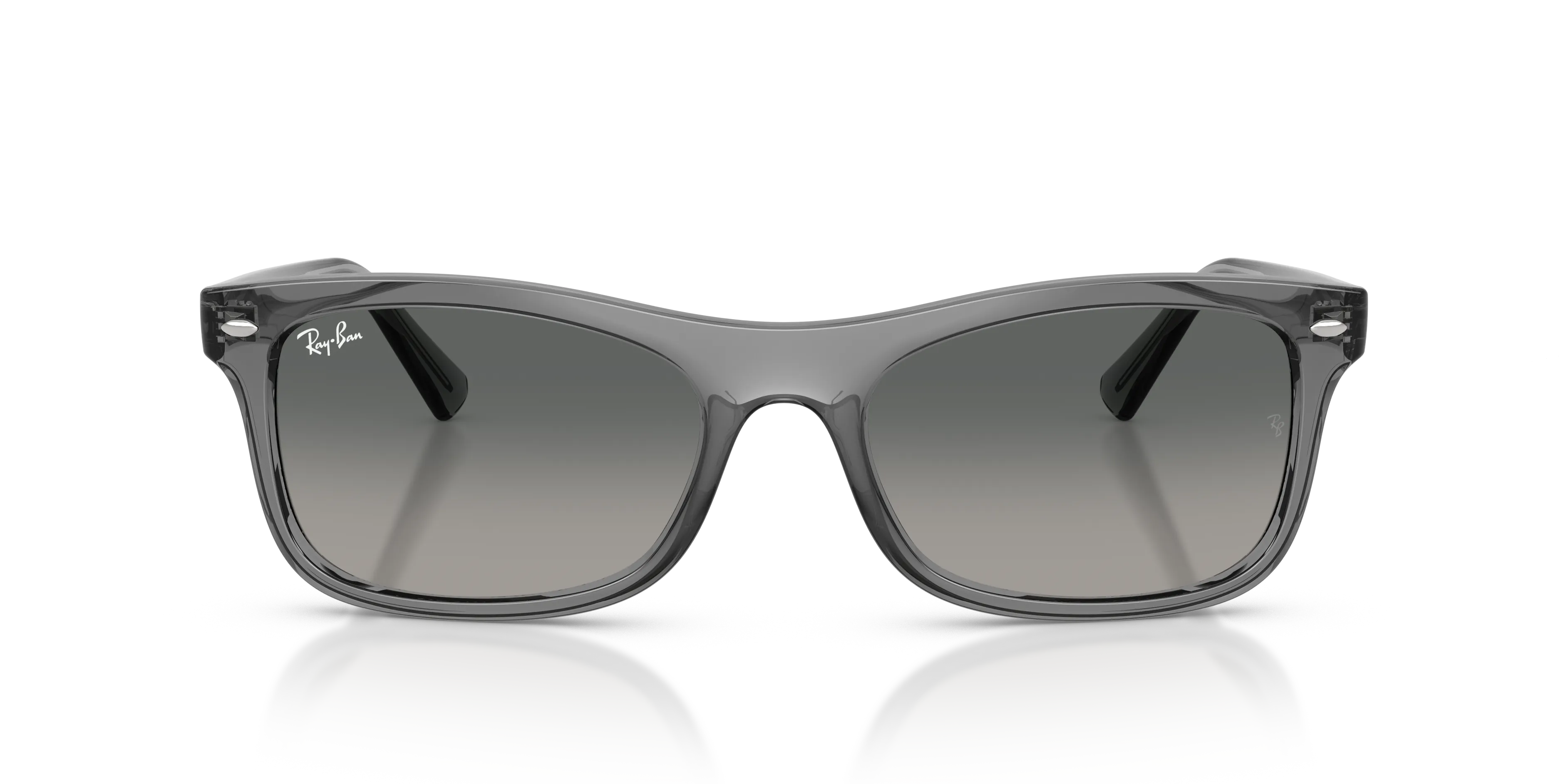Ray - Ban RB2226 664171 Occhiali da sole Acetato Grigio Grigio Squadrata Normale Sfumato - immagine 3