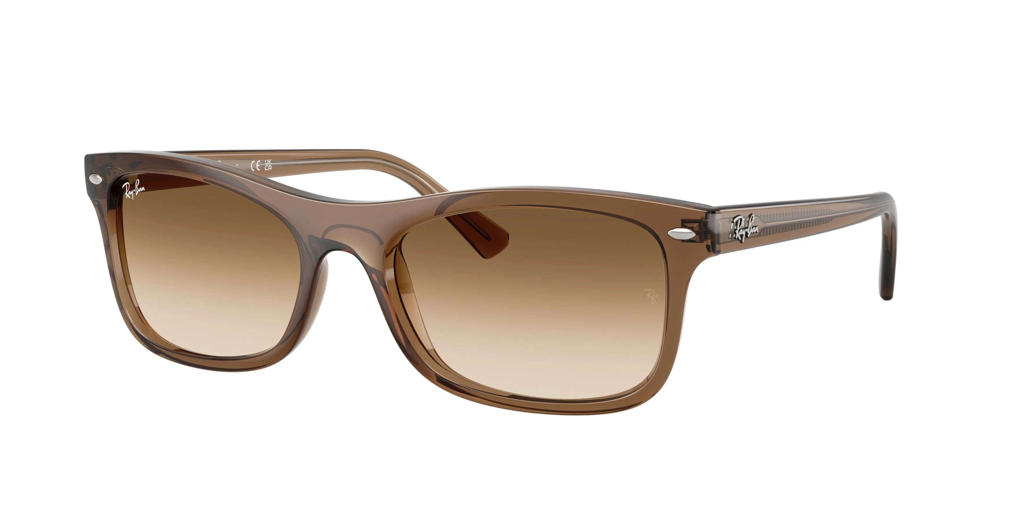Ray - Ban RB2226 664051 Occhiali da sole Acetato Marrone Marrone Squadrata Normale Sfumato - immagine 1