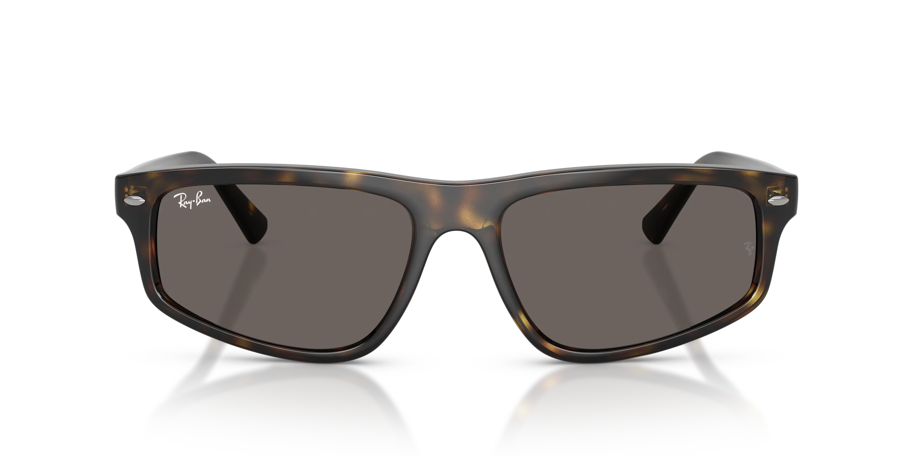 Ray - Ban RB2225 710/B1 Occhiali da sole Acetato Tartaruga Grigio Geometrica Normale - immagine 3