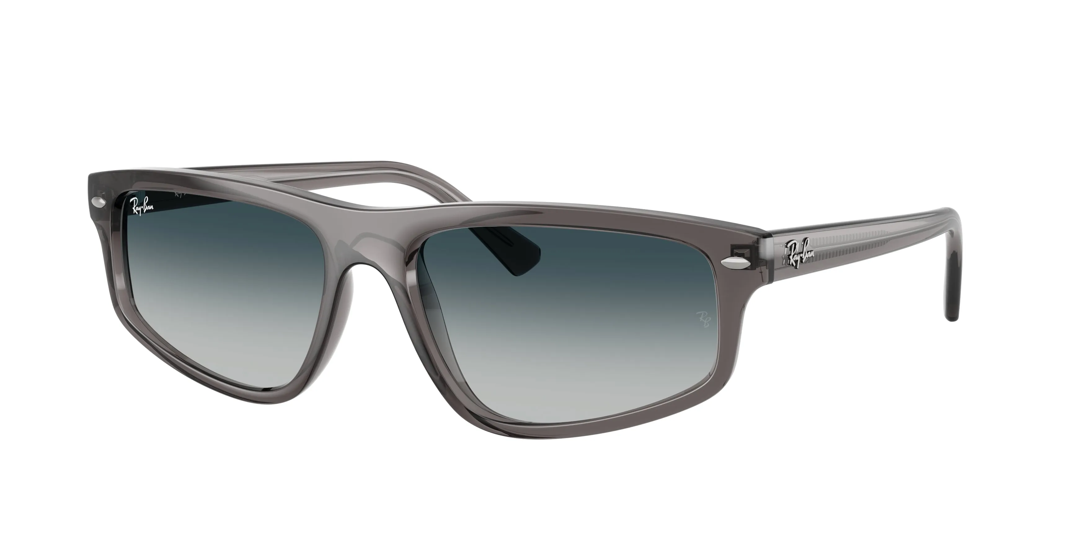 Ray - Ban RB2225 667532 Occhiali da sole Acetato Grigio Grigio Geometrica Normale Sfumato - immagine 1