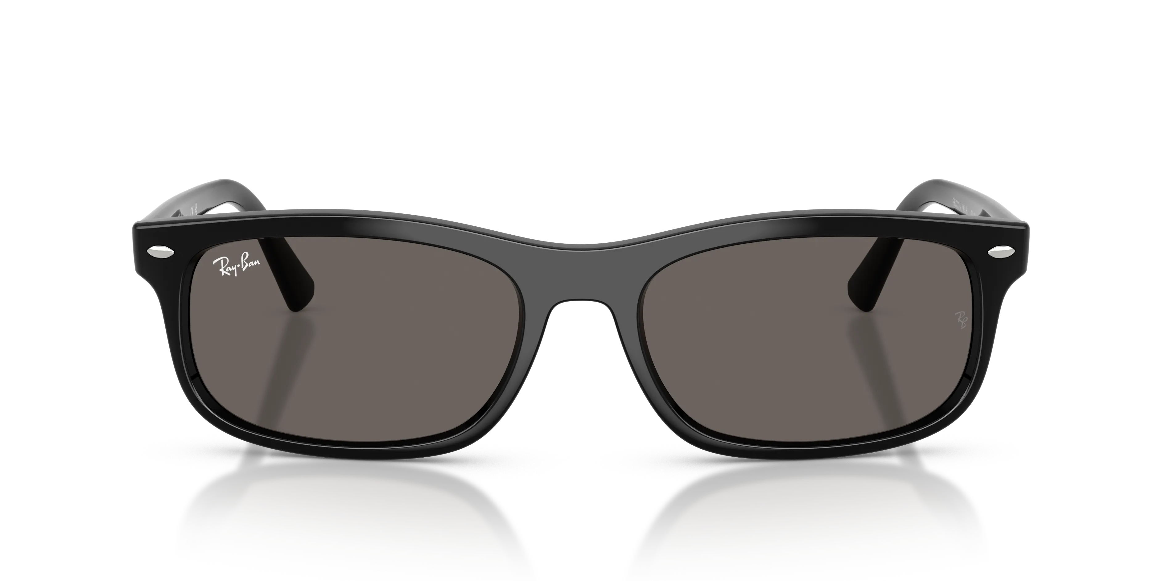 Ray - Ban RB2224 901/B1 Occhiali da sole Acetato Nero Grigio Squadrata Normale - immagine 3