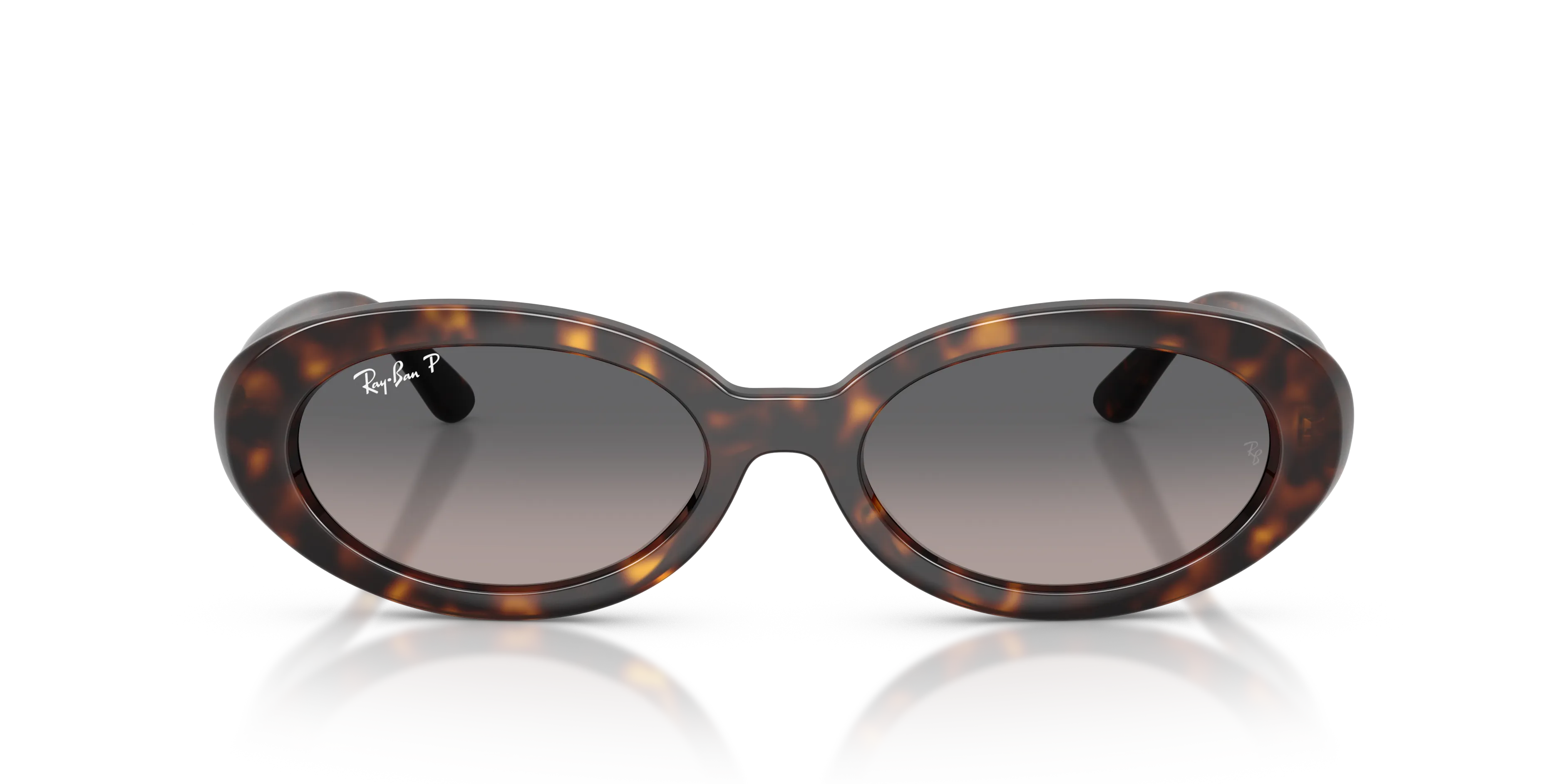 Ray - Ban RB2223 902/M3 Occhiali da sole Acetato Tartaruga Grigio Rotonda Polarizzata - immagine 3