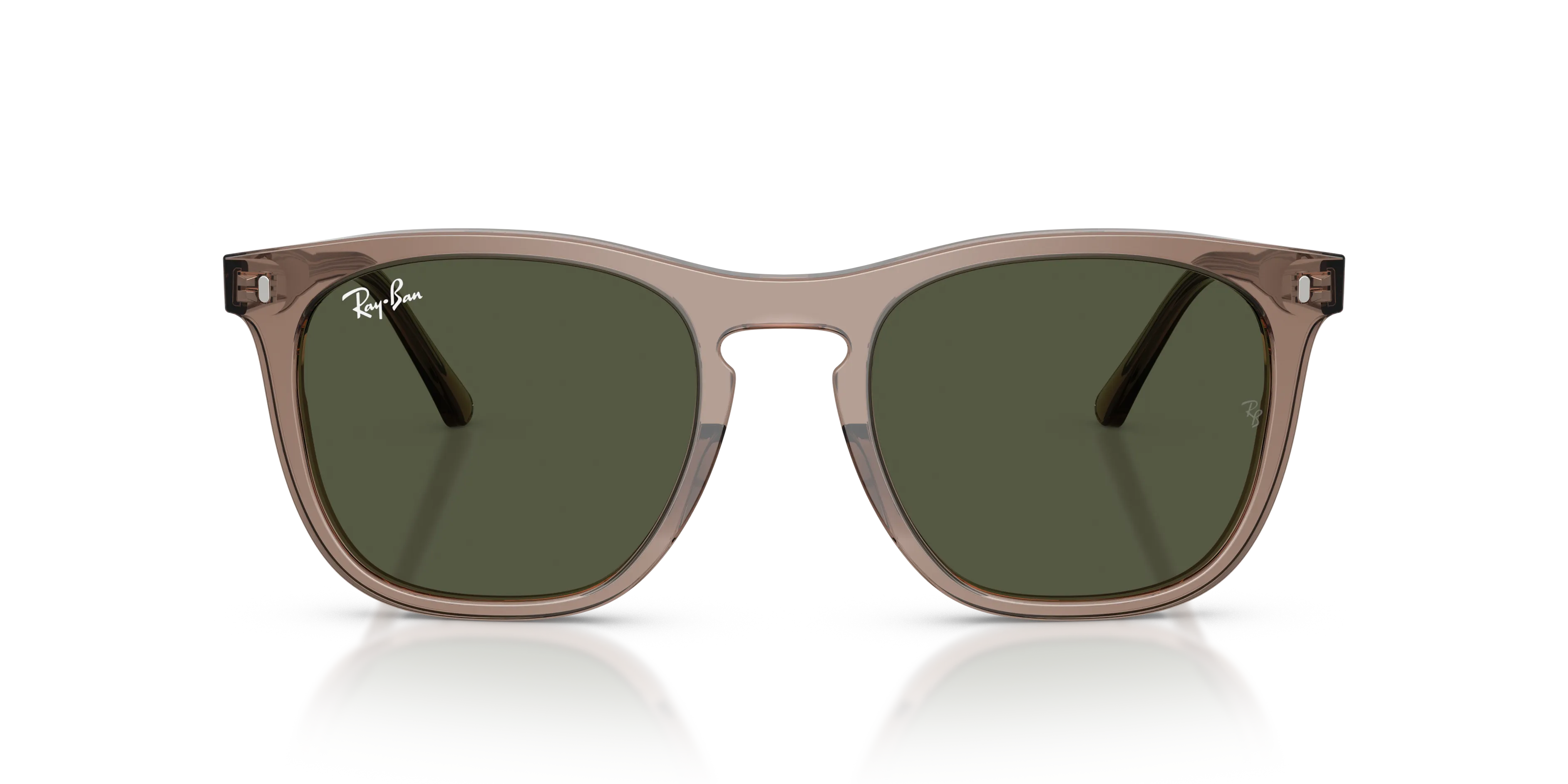Ray - Ban RB2210 845731 Occhiali da sole Acetato Marrone Blu Squadrata Normale - immagine 3