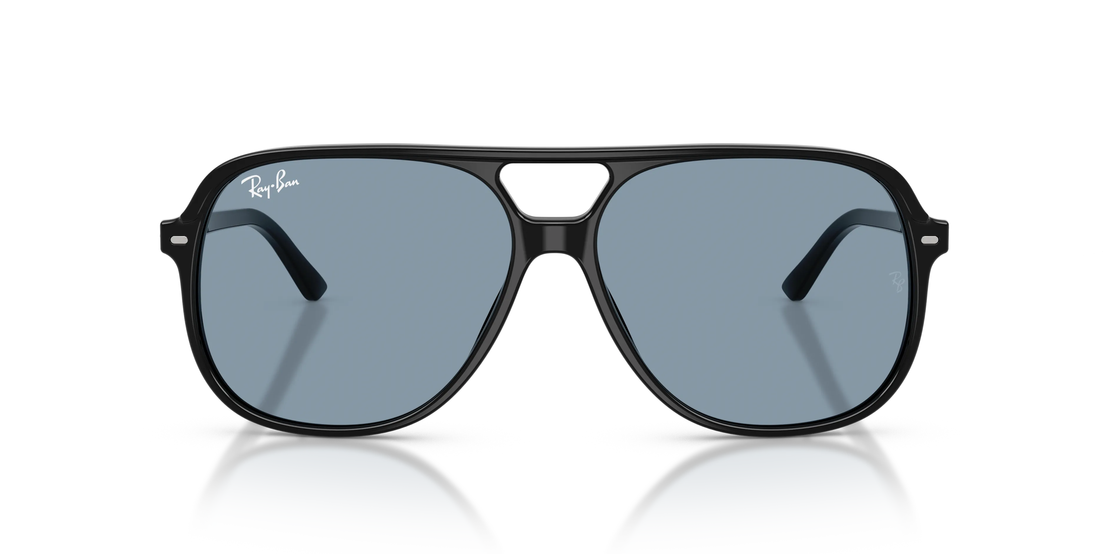 Ray - Ban RB2198 BILL 901/56 Occhiali da sole Acetato Nero Blu Squadrata Normale - immagine 3