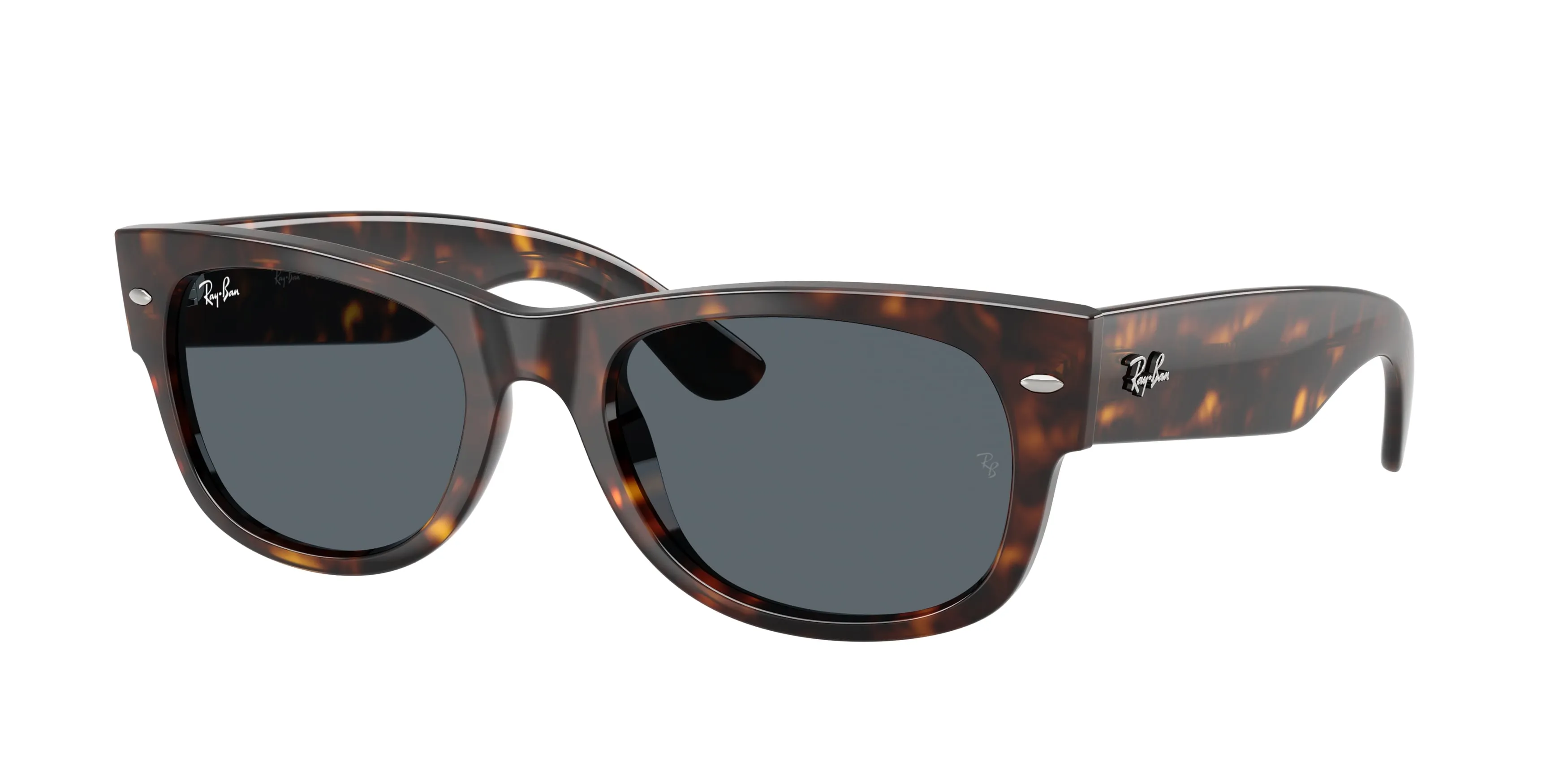 Ray - Ban RB0832S MEGA WAYFARER II 902/R5 Occhiali da sole Acetato Tartaruga Blu Squadrata Normale - immagine 1