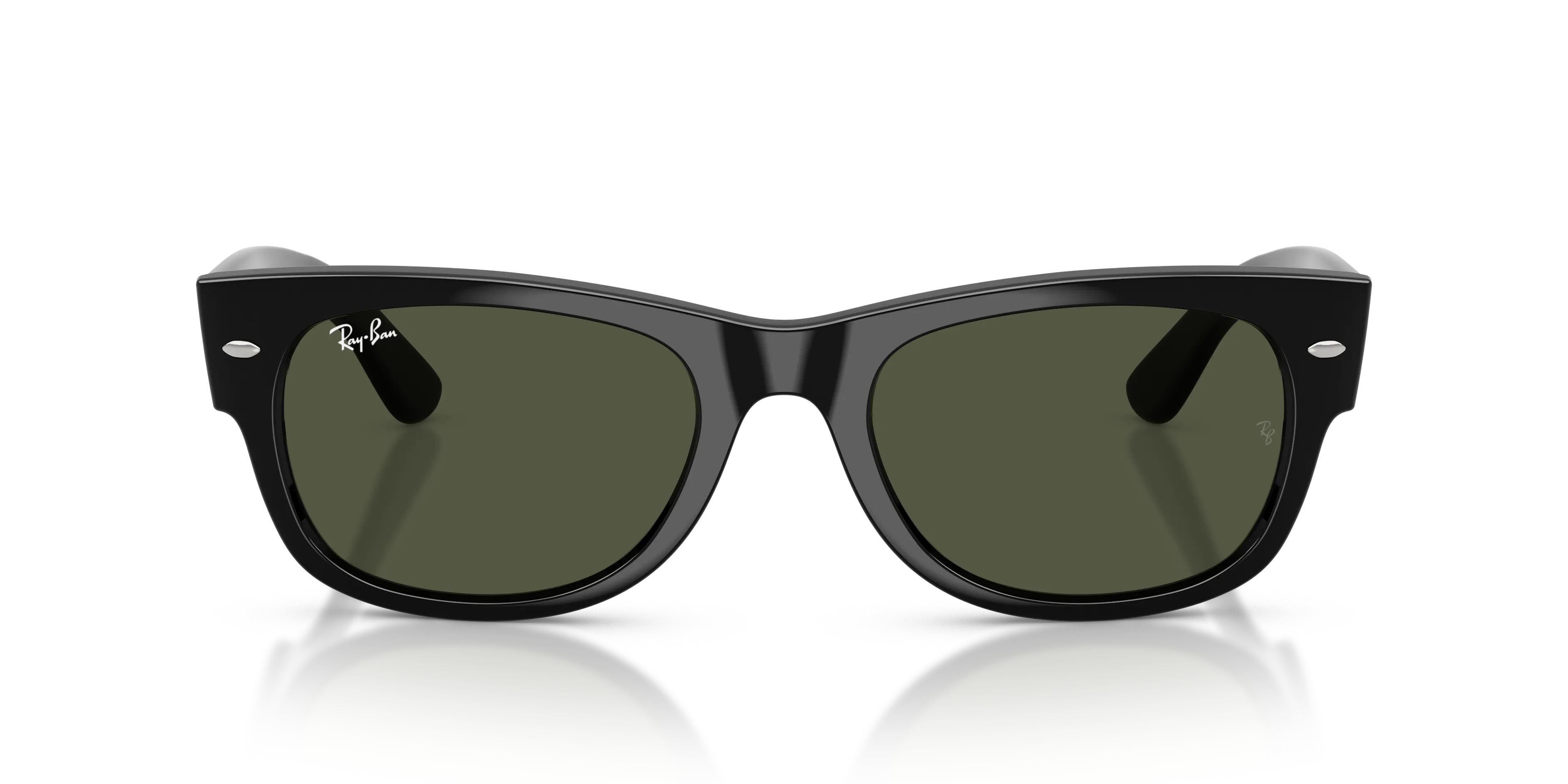 Ray - Ban RB0832S MEGA WAYFARER II 901/31 Occhiali da sole Acetato Nero Verde Squadrata Normale - immagine 3