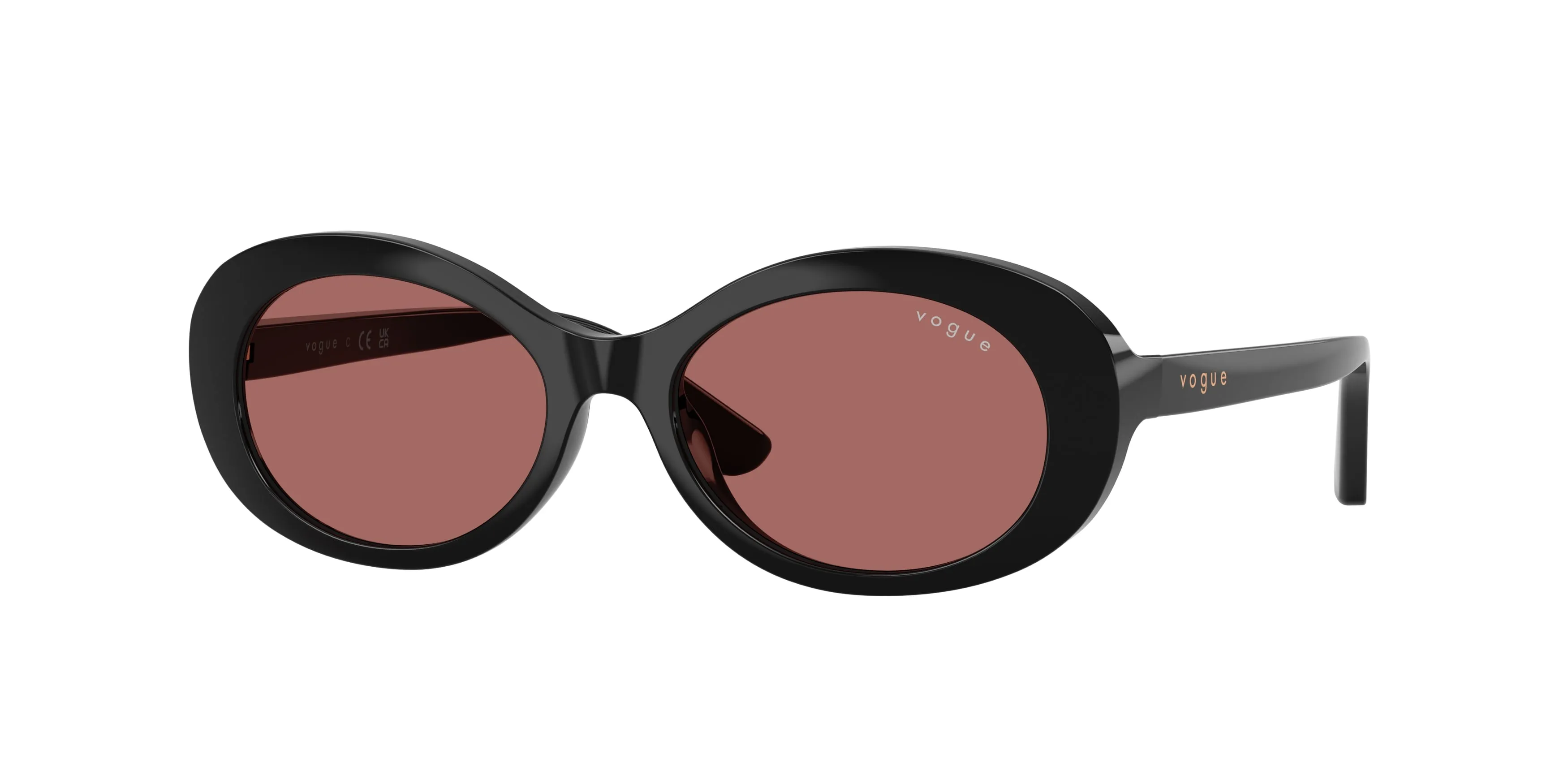 VOGUE EYEWEAR VJ2032 W44/69 Occhiali da sole bambino Nylon Nero Viola Rotonda Normale - immagine 1