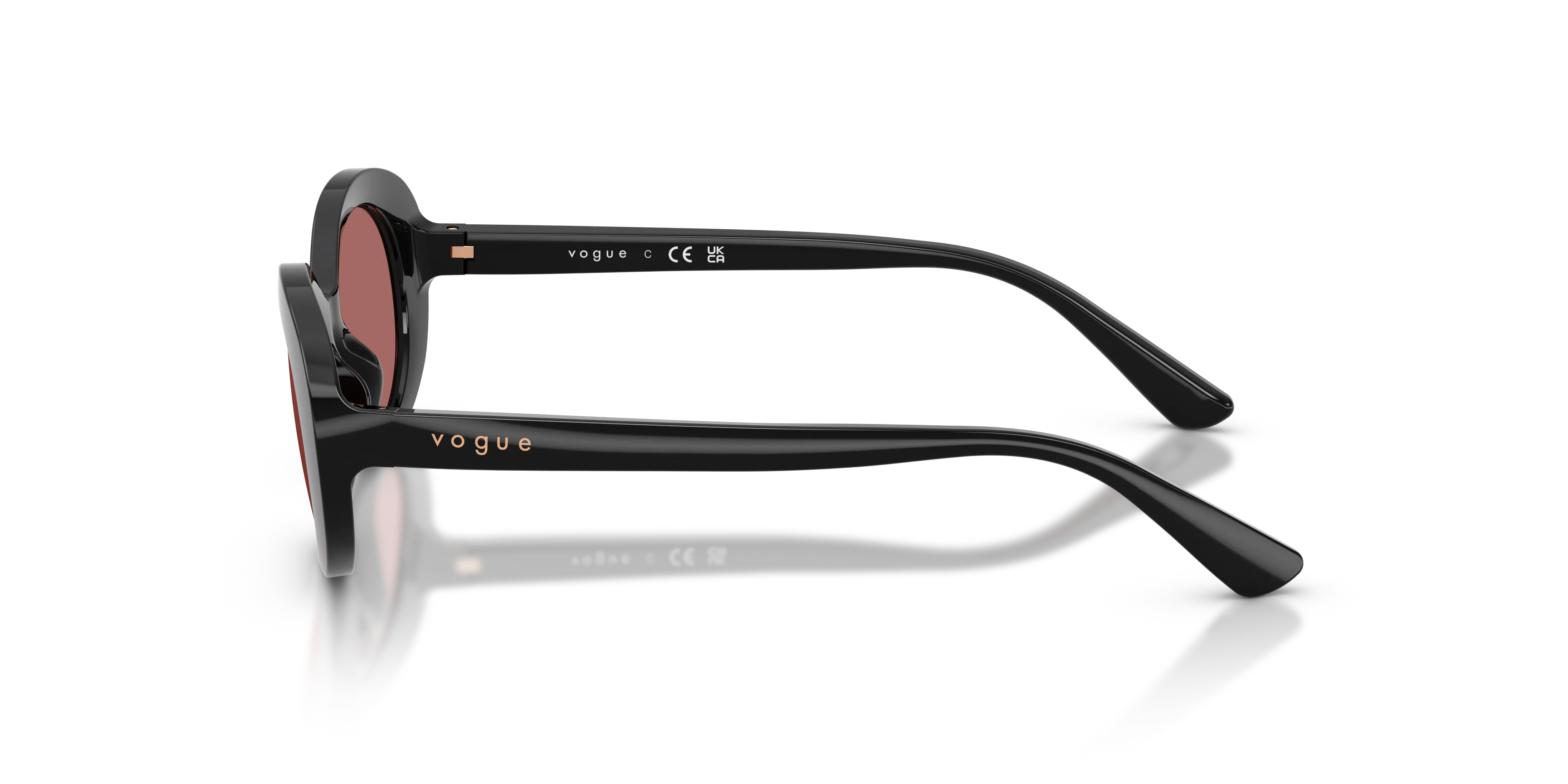 VOGUE EYEWEAR VJ2032 W44/69 Occhiali da sole bambino Nylon Nero Viola Rotonda Normale - immagine 4