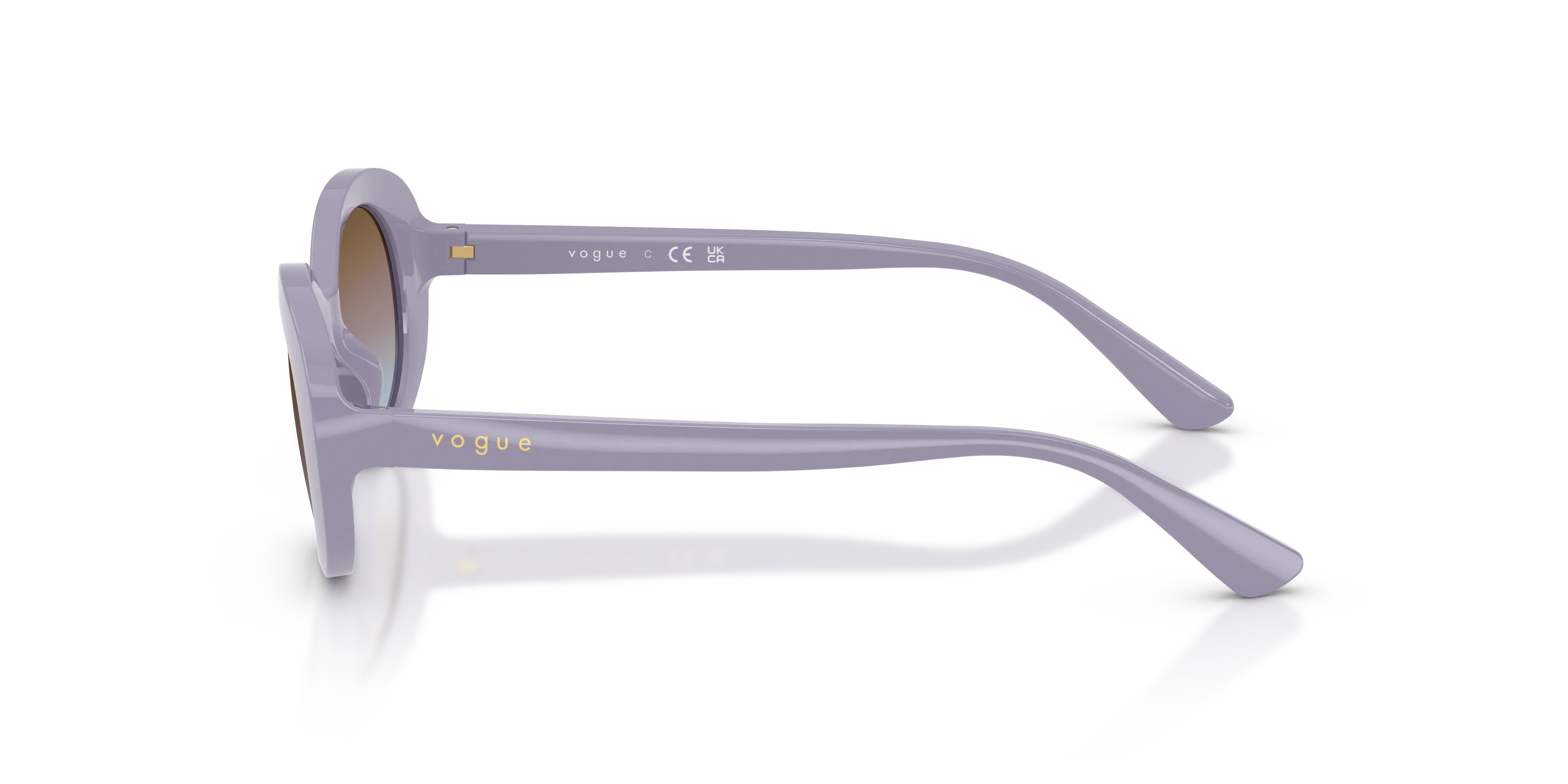 VOGUE EYEWEAR VJ2032 321048 Occhiali da sole bambino Nylon Viola Blu Rotonda Normale Sfumato - immagine 4