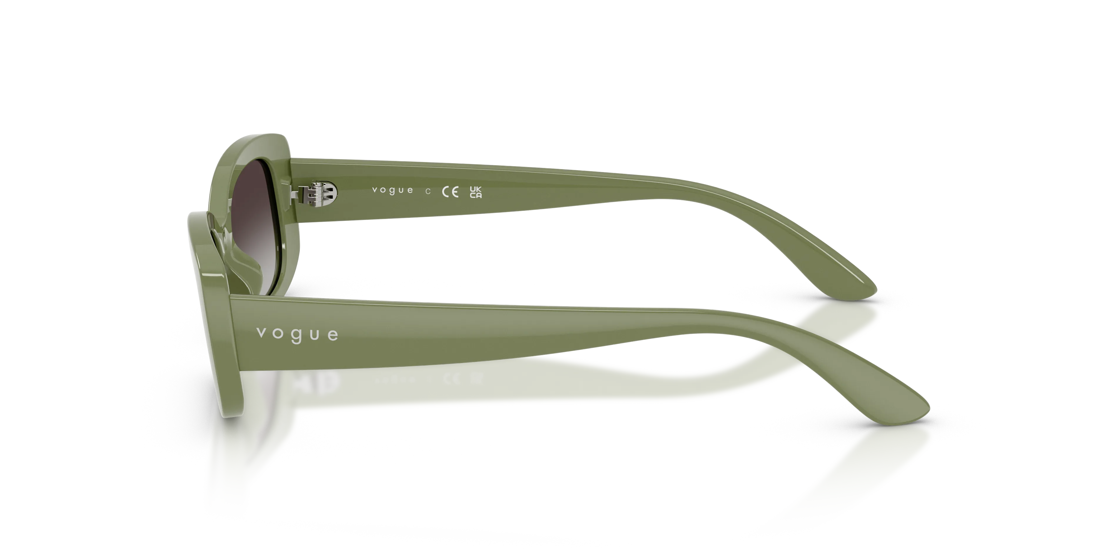 VOGUE EYEWEAR VJ2031 32628G Occhiali da sole bambino Nylon Verde Grigio Pillow Normale Sfumato - immagine 4