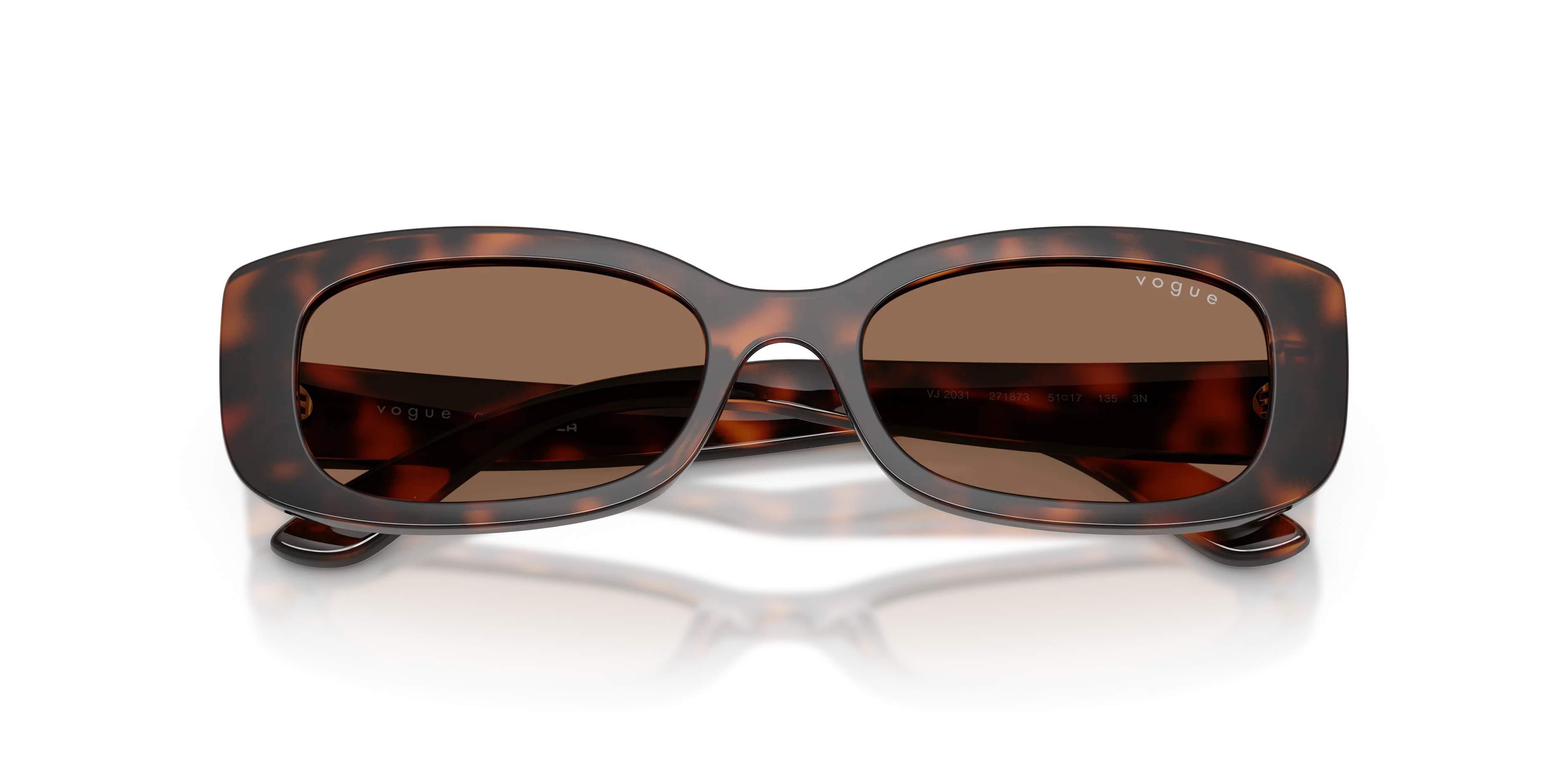 VOGUE EYEWEAR VJ2031 271873 Occhiali da sole bambino Nylon Marrone Marrone Pillow Normale - immagine 2