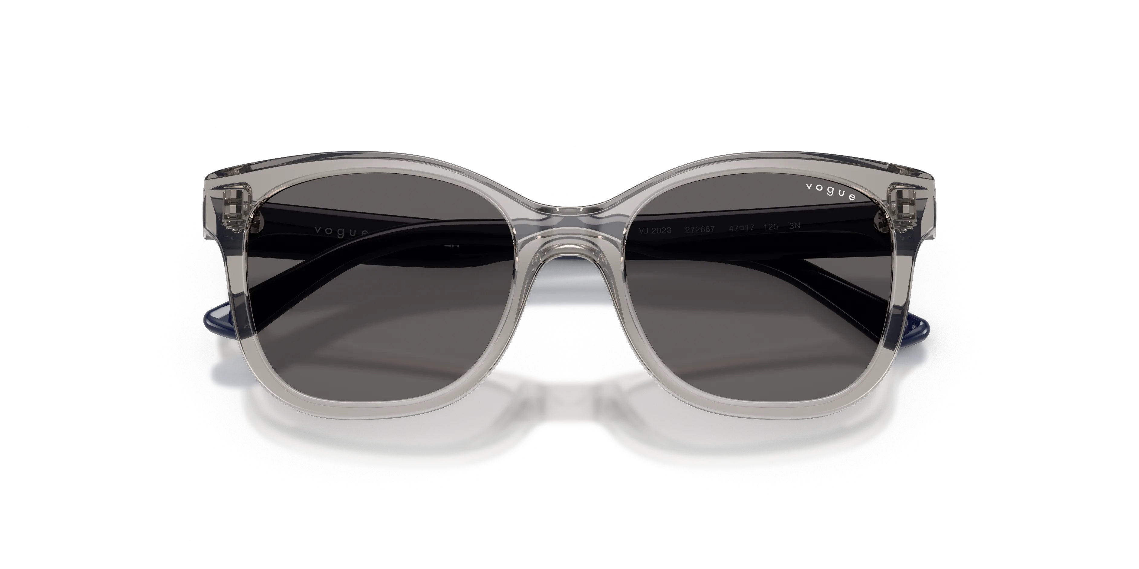 VOGUE EYEWEAR VJ2023 272687 Occhiali da sole bambino Nylon Grigio Grigio Farfalla Normale - immagine 2