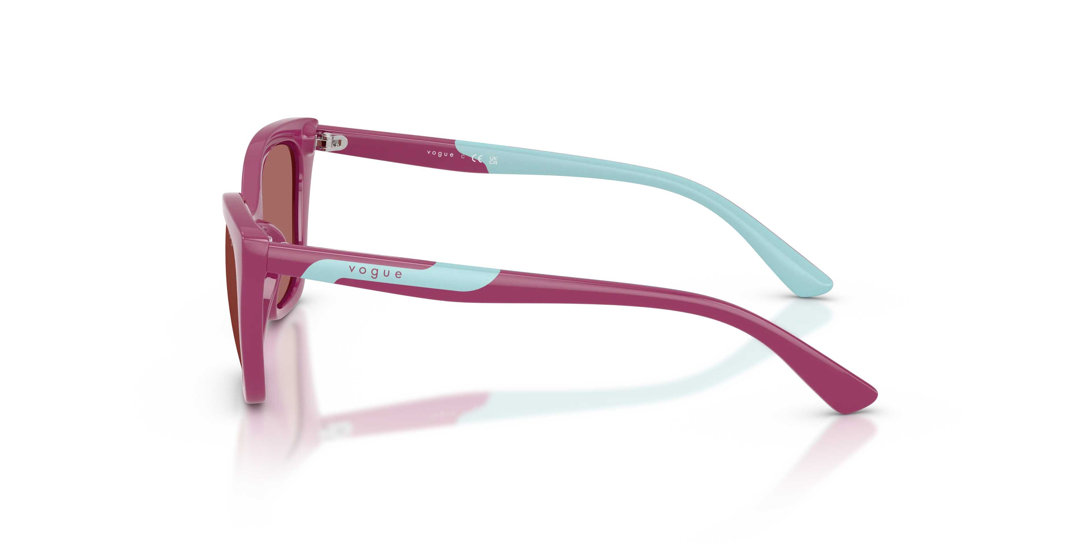 VOGUE EYEWEAR VJ2020 321169 Occhiali da sole bambino Iniettato Viola Viola Cat Eye Normale - immagine 4