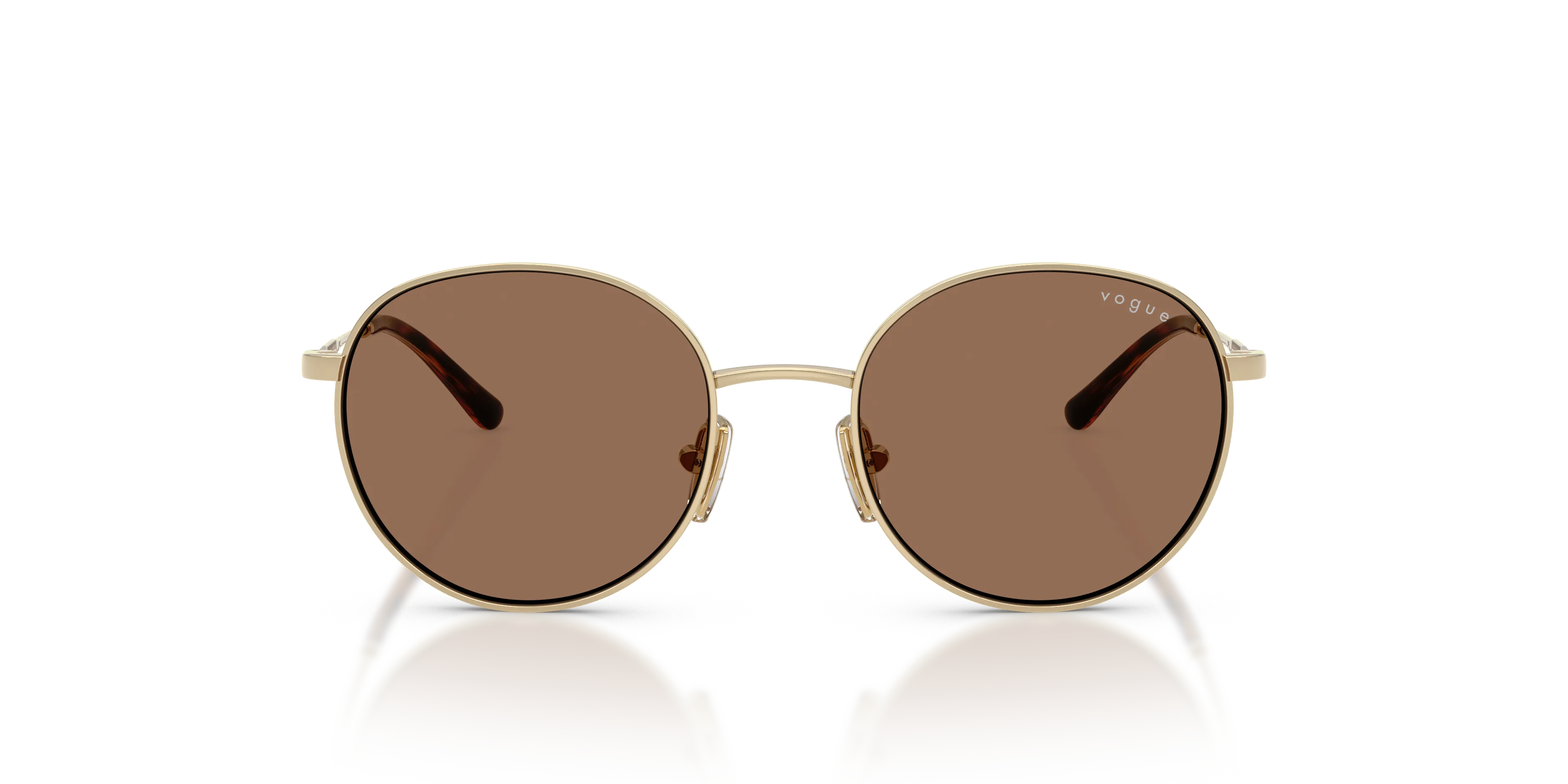 VOGUE EYEWEAR VJ1002 848/73 Occhiali da sole bambino Metallo Oro Marrone Rotonda Normale - immagine 3