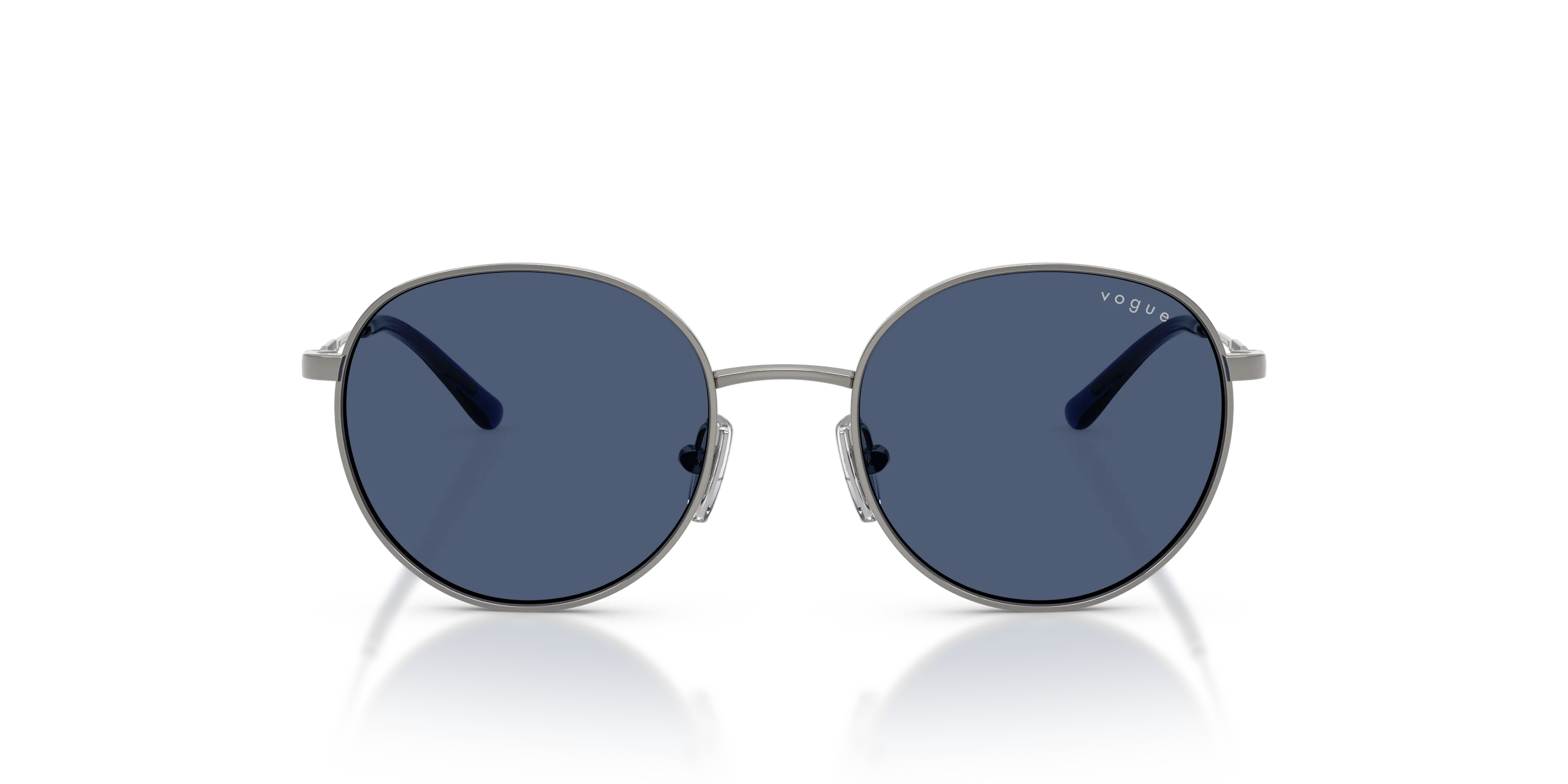 VOGUE EYEWEAR VJ1002 548/80 Occhiali da sole bambino Metallo Grigio Blu Rotonda Normale - immagine 3