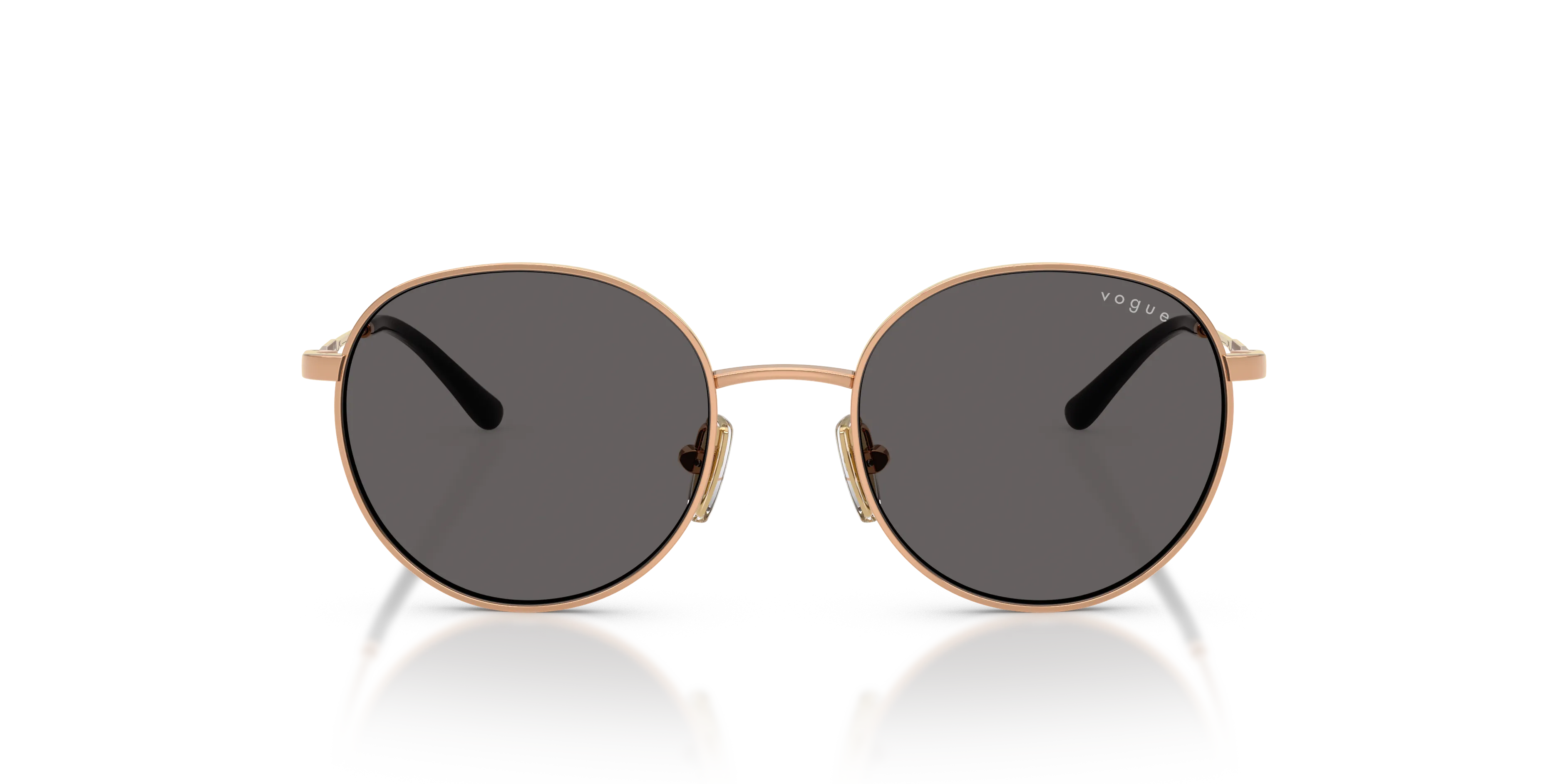 VOGUE EYEWEAR VJ1002 515287 Occhiali da sole bambino Metallo Oro Grigio Rotonda Normale - immagine 3