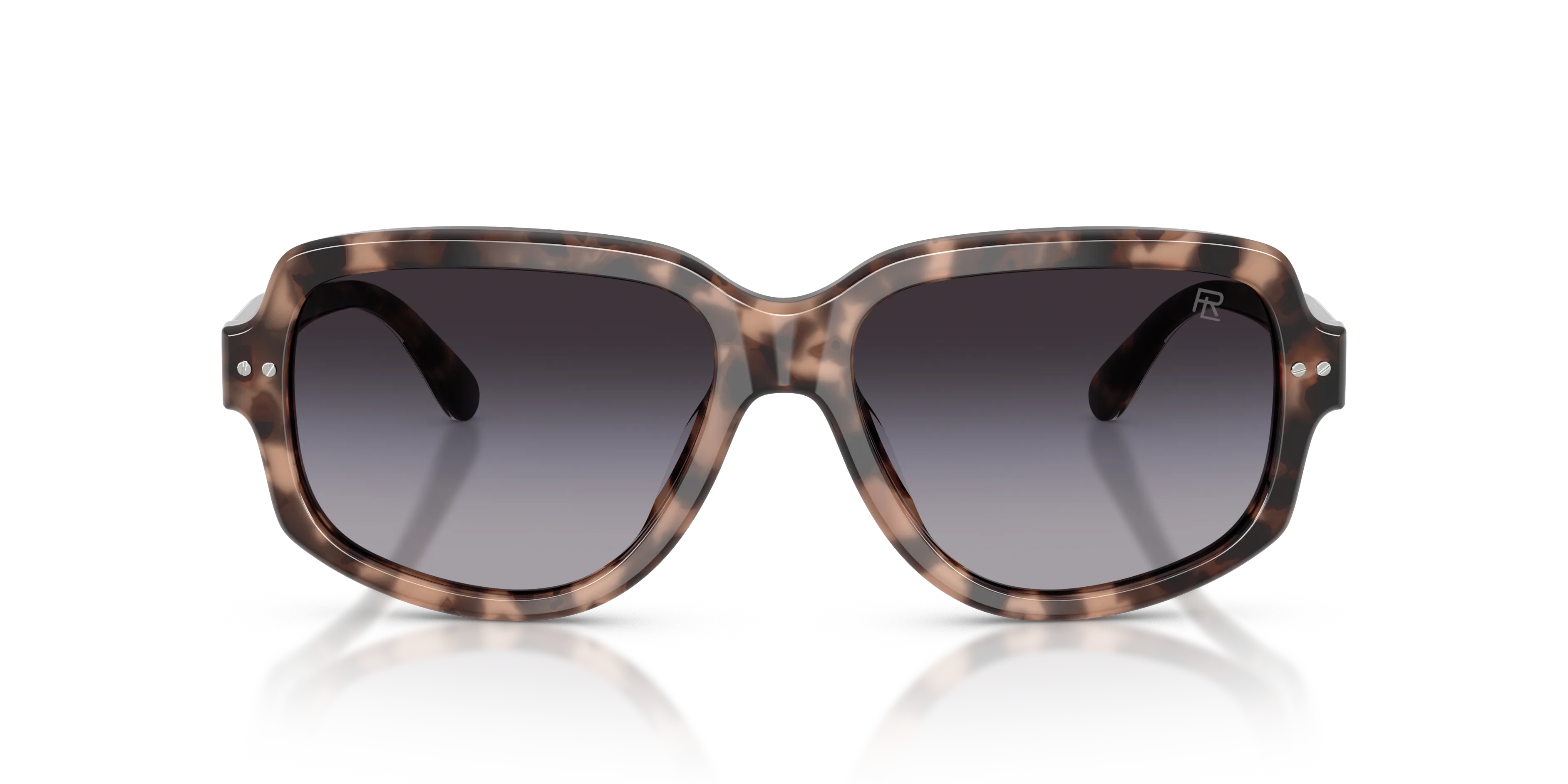 Ralph Lauren RL8238U 63078G Occhiali da sole Acetato Tartaruga Grigio Geometrica Normale Sfumato - immagine 3