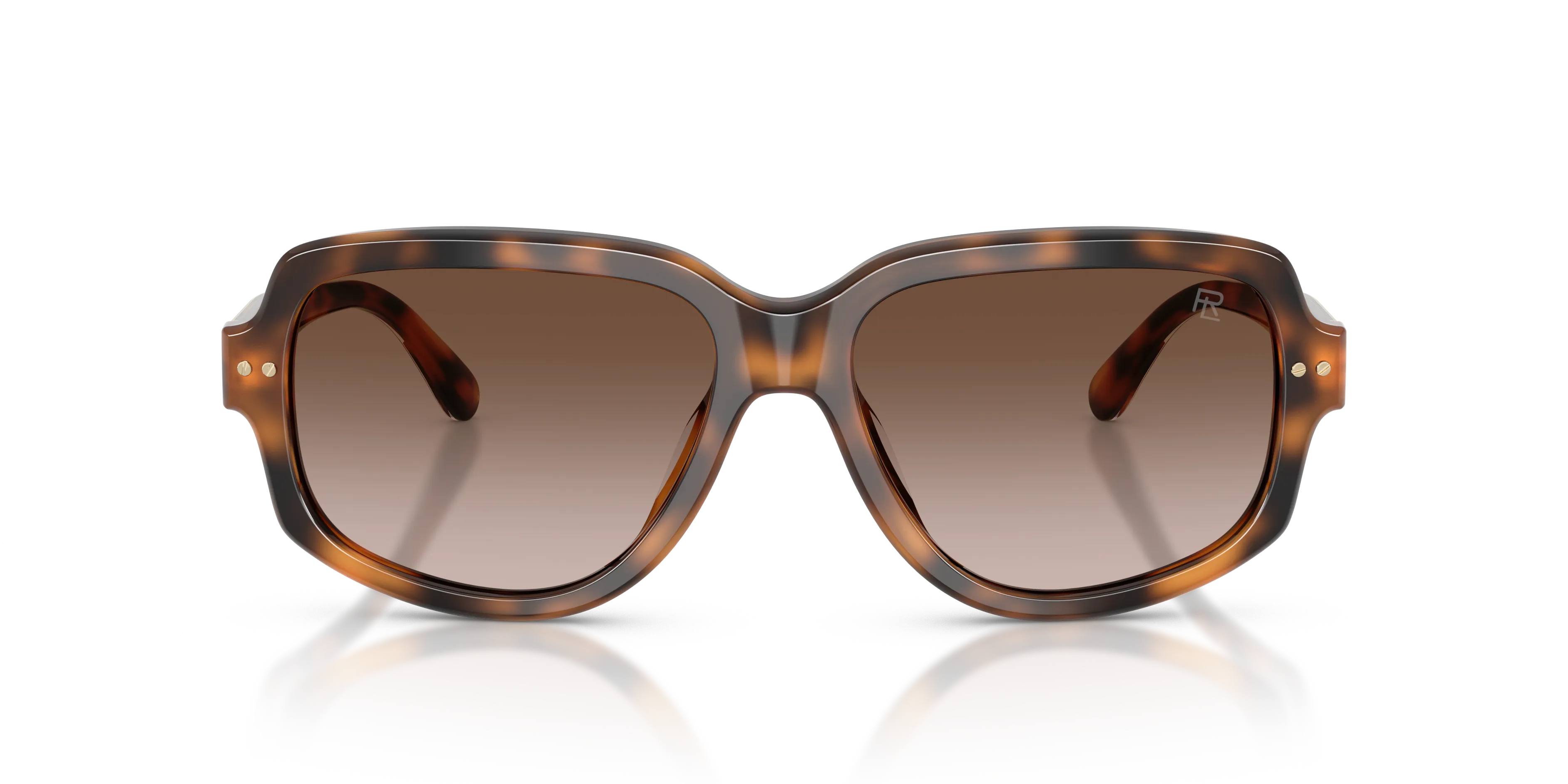 Ralph Lauren RL8238U 608913 Occhiali da sole Acetato Tartaruga Marrone Geometrica Normale Sfumato - immagine 3