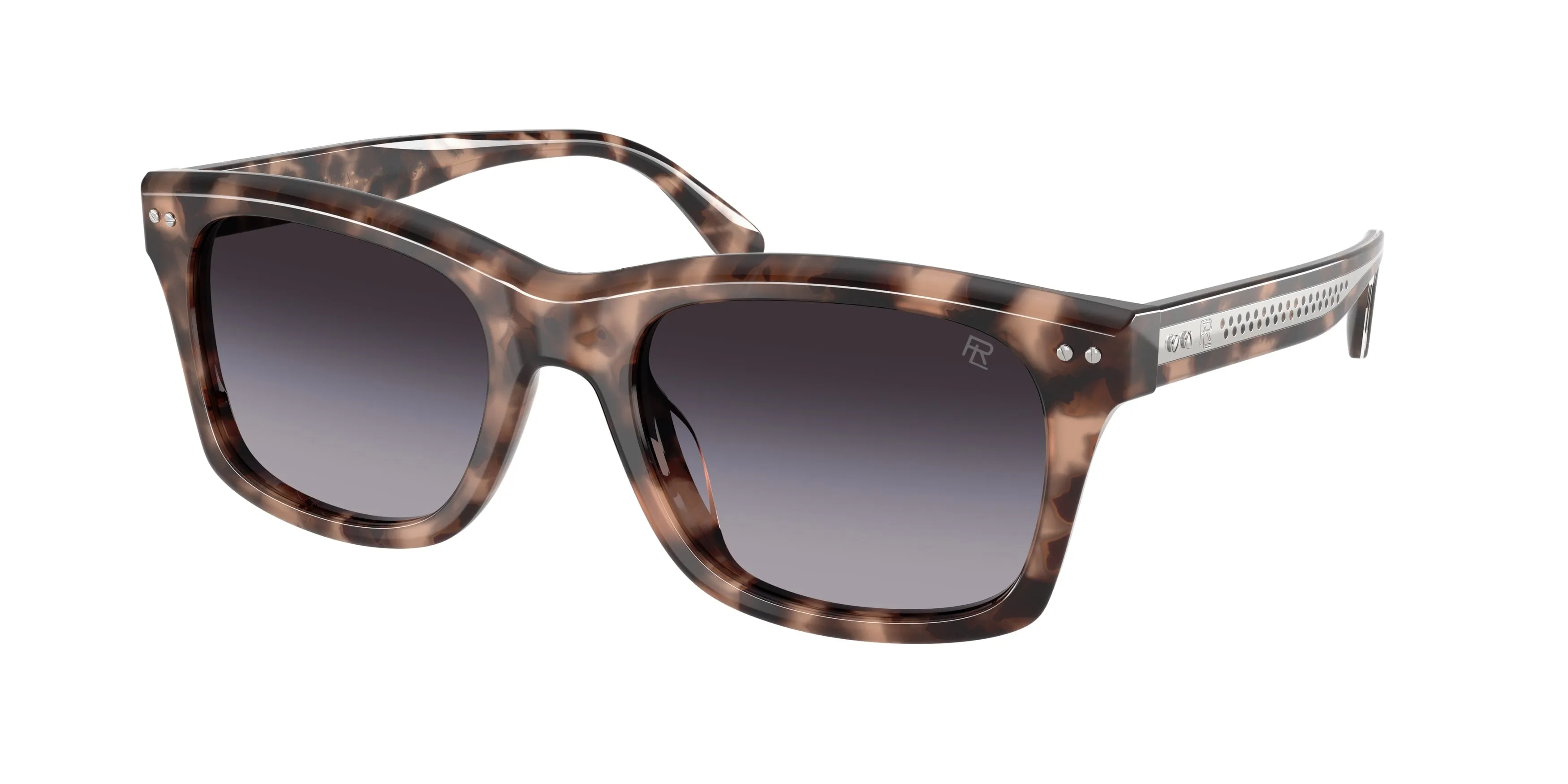 Ralph Lauren RL8237U 63078G Occhiali da sole Acetato Tartaruga Grigio Squadrata Normale Sfumato - immagine 1