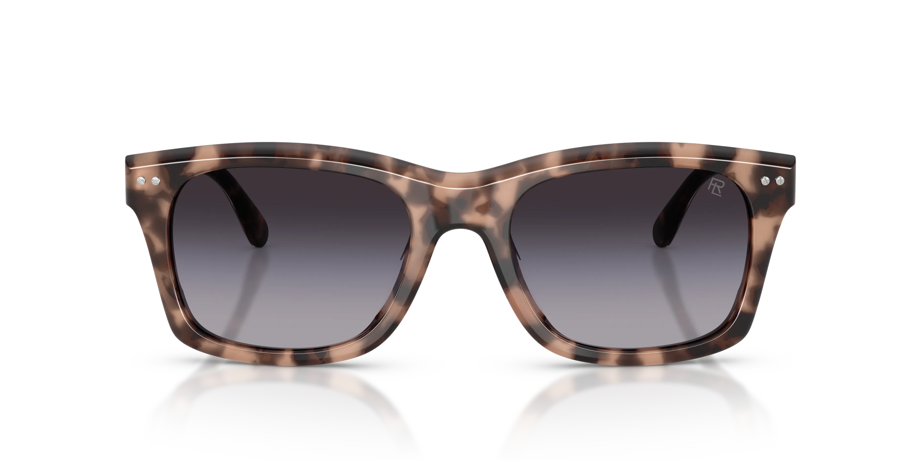 Ralph Lauren RL8237U 63078G Occhiali da sole Acetato Tartaruga Grigio Squadrata Normale Sfumato - immagine 3