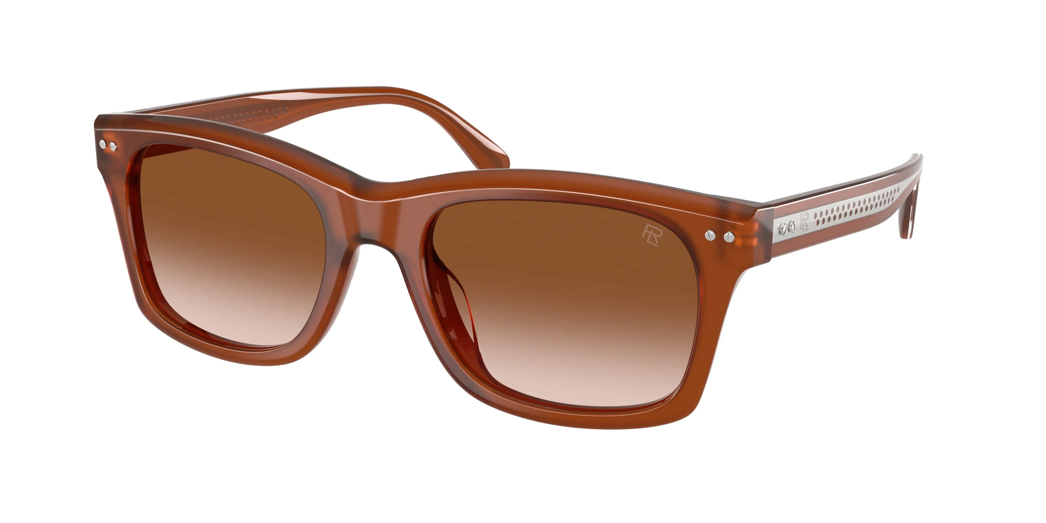 Ralph Lauren RL8237U 630613 Occhiali da sole Acetato Marrone Marrone Squadrata Normale Sfumato - immagine 1