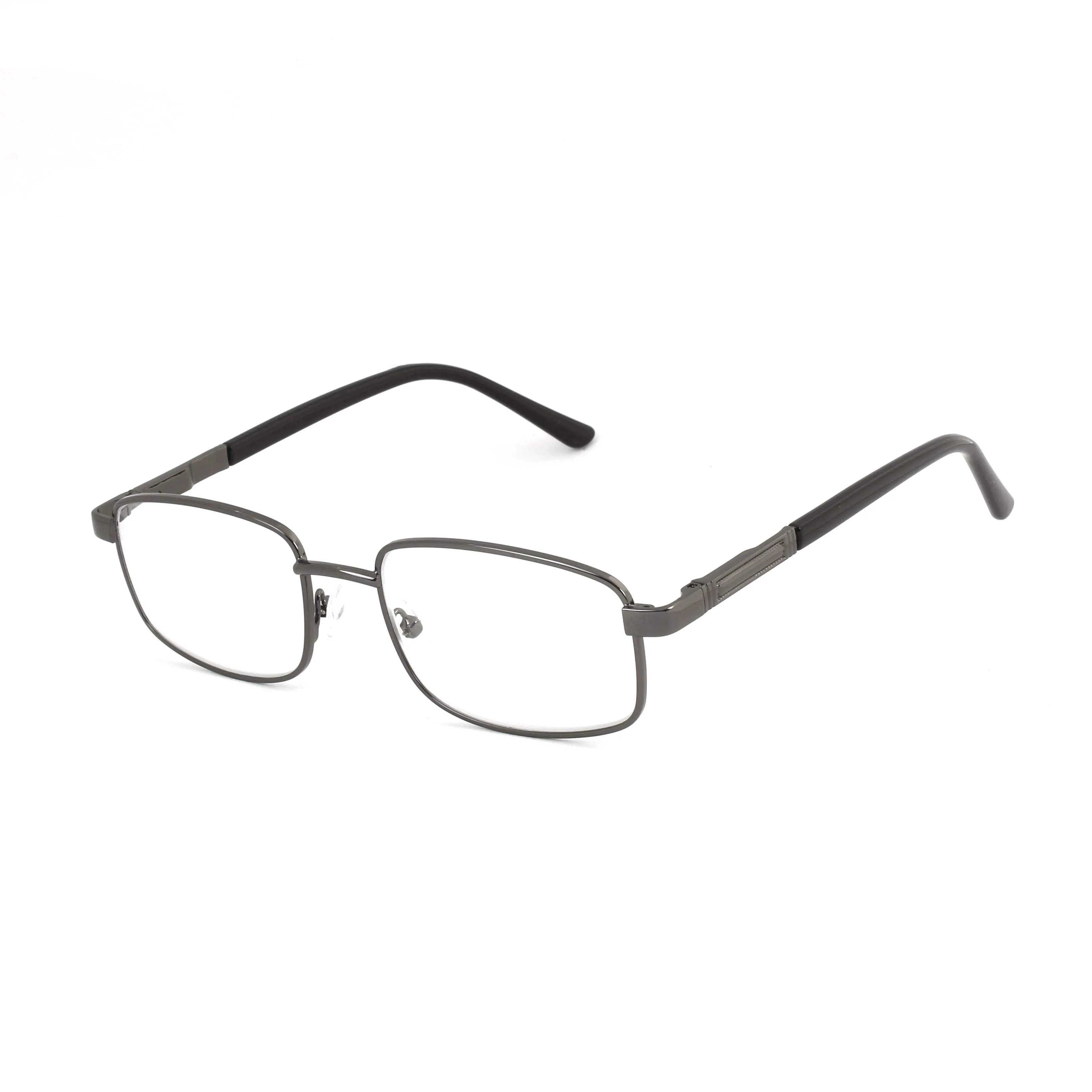 Vitallite Uomo MOD. 517 Occhiali da lettura Metallo Argento Squadrata - immagine 3