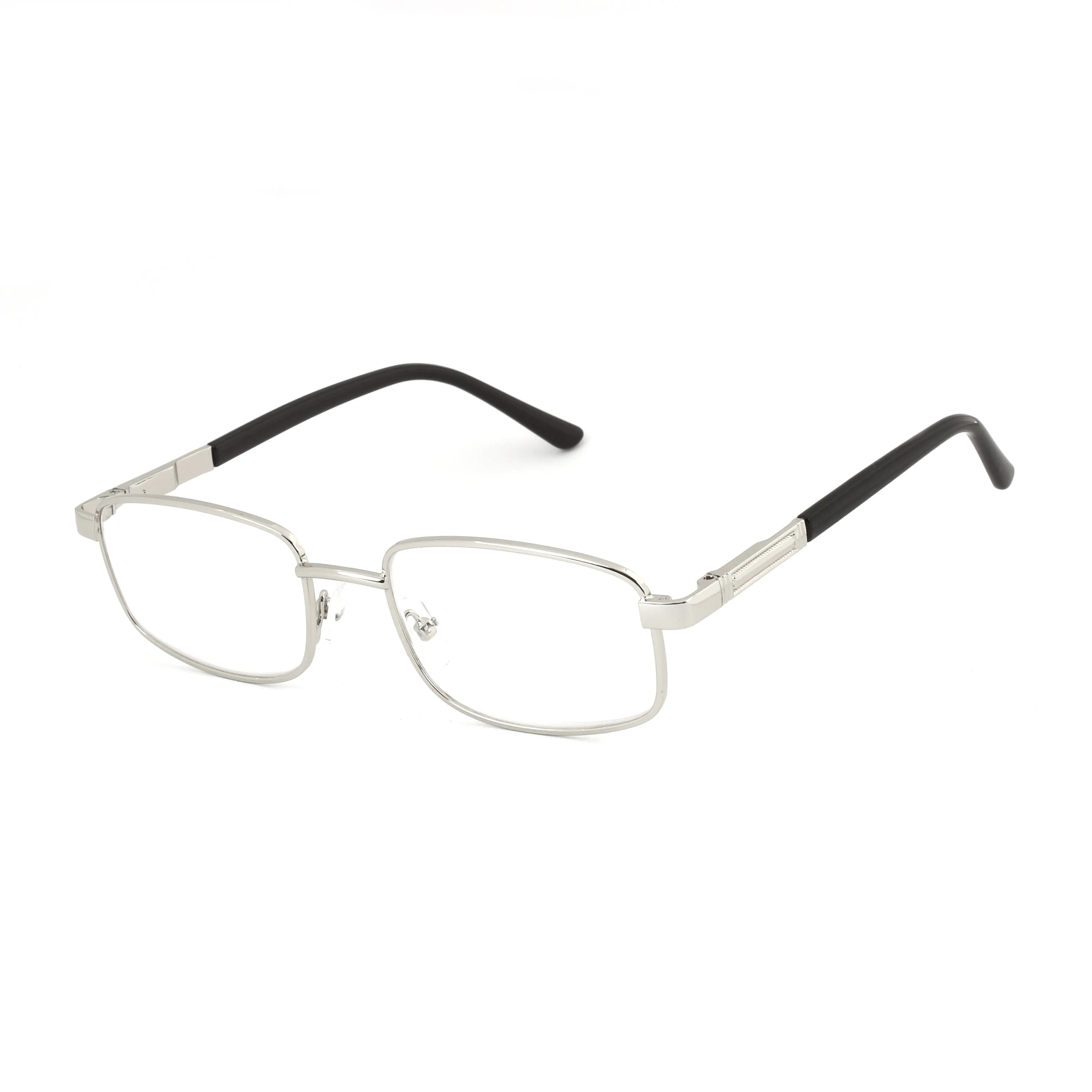 Vitallite Uomo MOD. 517 Occhiali da lettura Metallo Argento Squadrata - immagine 2