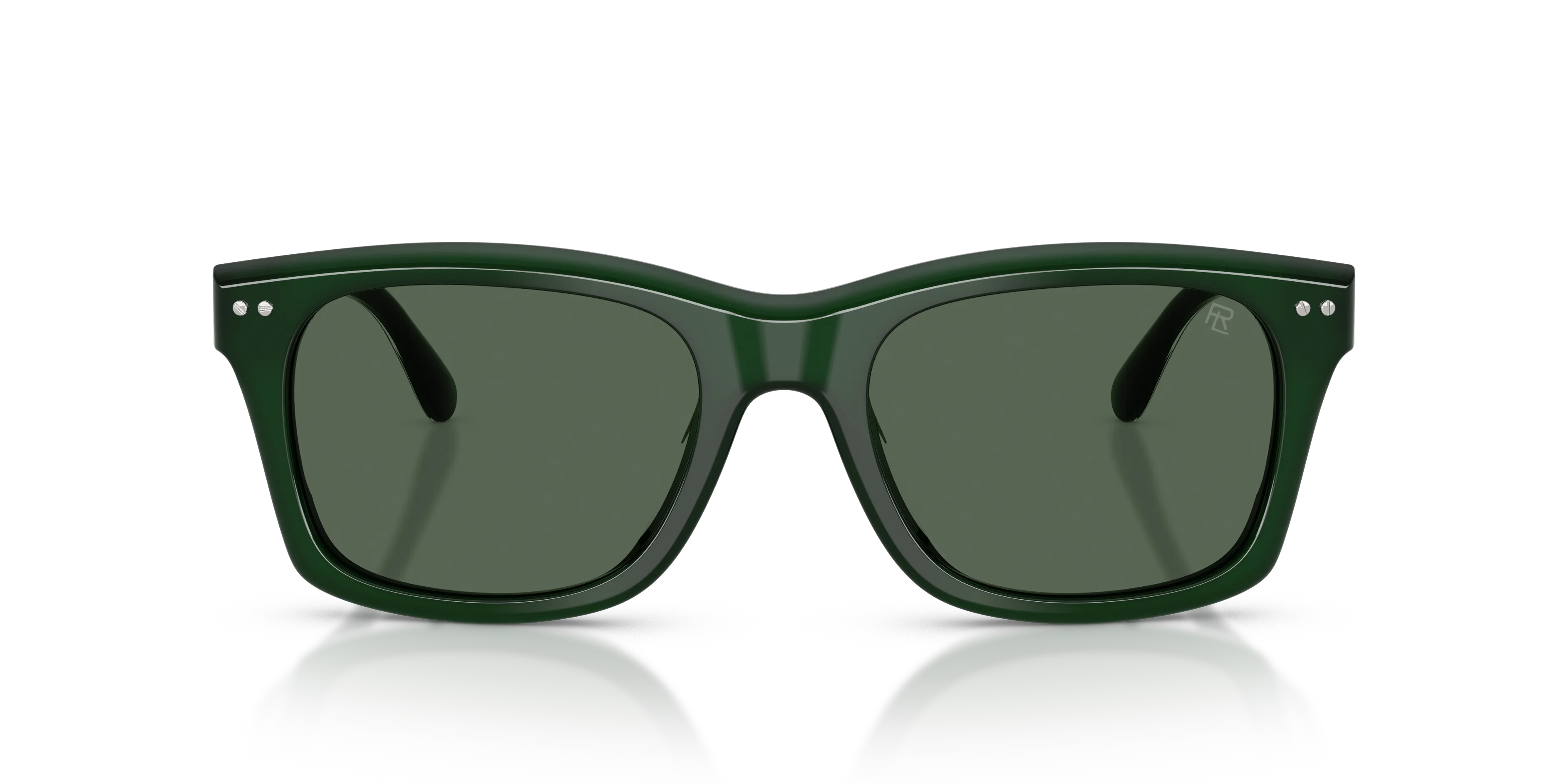 Ralph Lauren RL8237U 630471 Occhiali da sole Acetato Verde Verde Squadrata Normale - immagine 3
