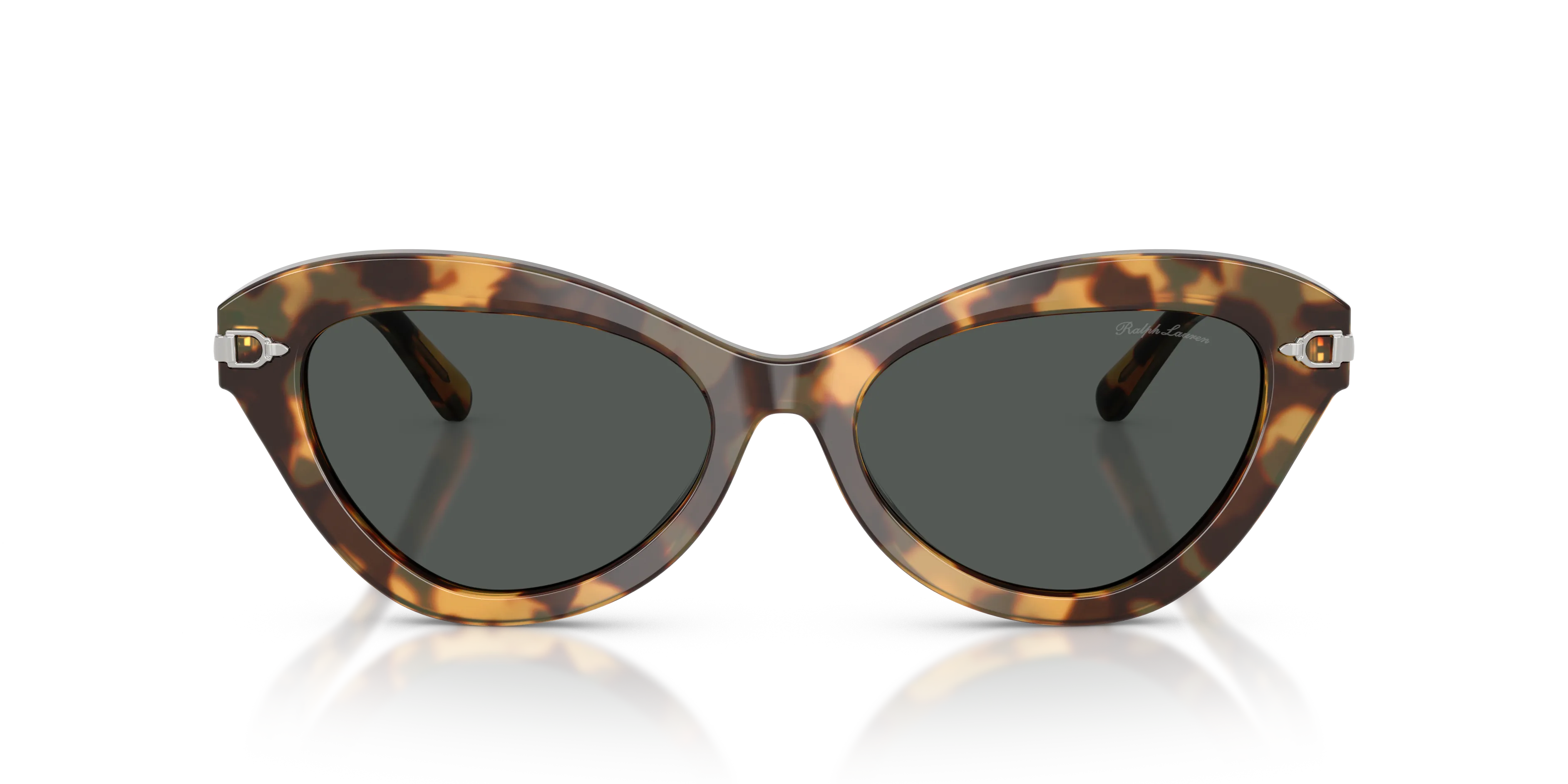 Ralph Lauren RL8236U 617887 Occhiali da sole Acetato Marrone Grigio Cat Eye Normale - immagine 3