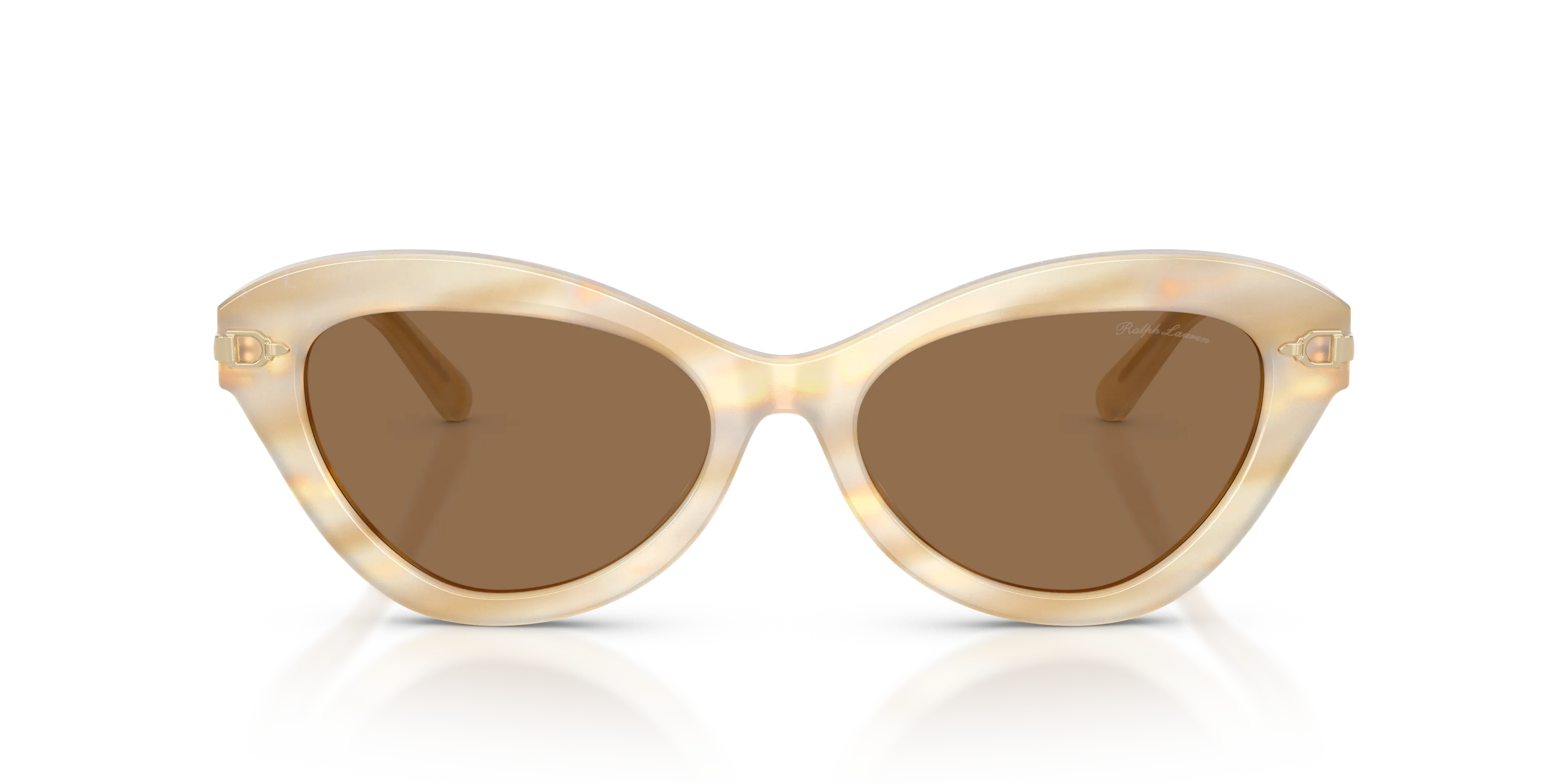 Ralph Lauren RL8236U 617673 Occhiali da sole Acetato Marrone Marrone Cat Eye Normale - immagine 3