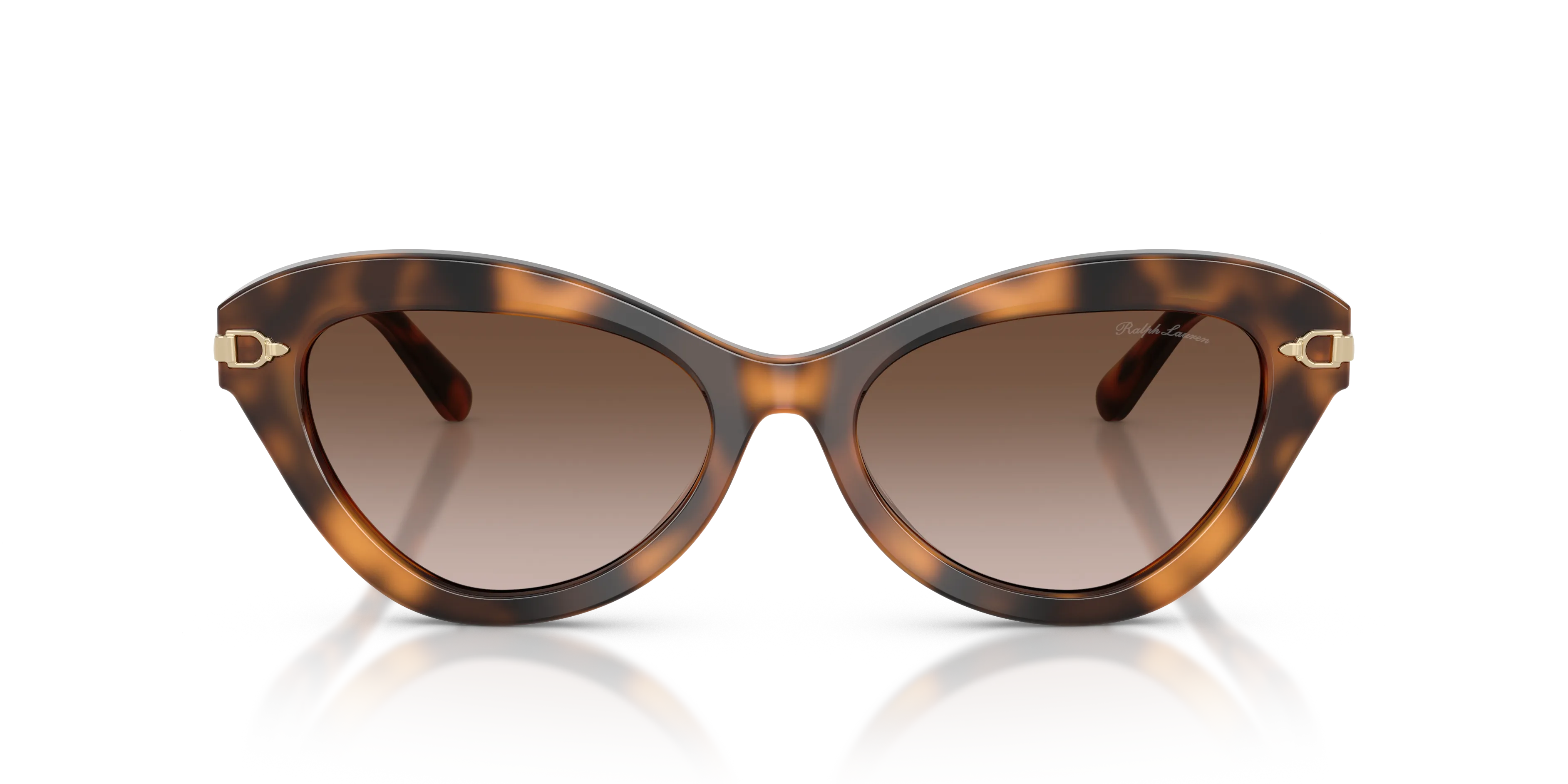 Ralph Lauren RL8236U 608913 Occhiali da sole Acetato Tartaruga Marrone Cat Eye Normale Sfumato - immagine 3