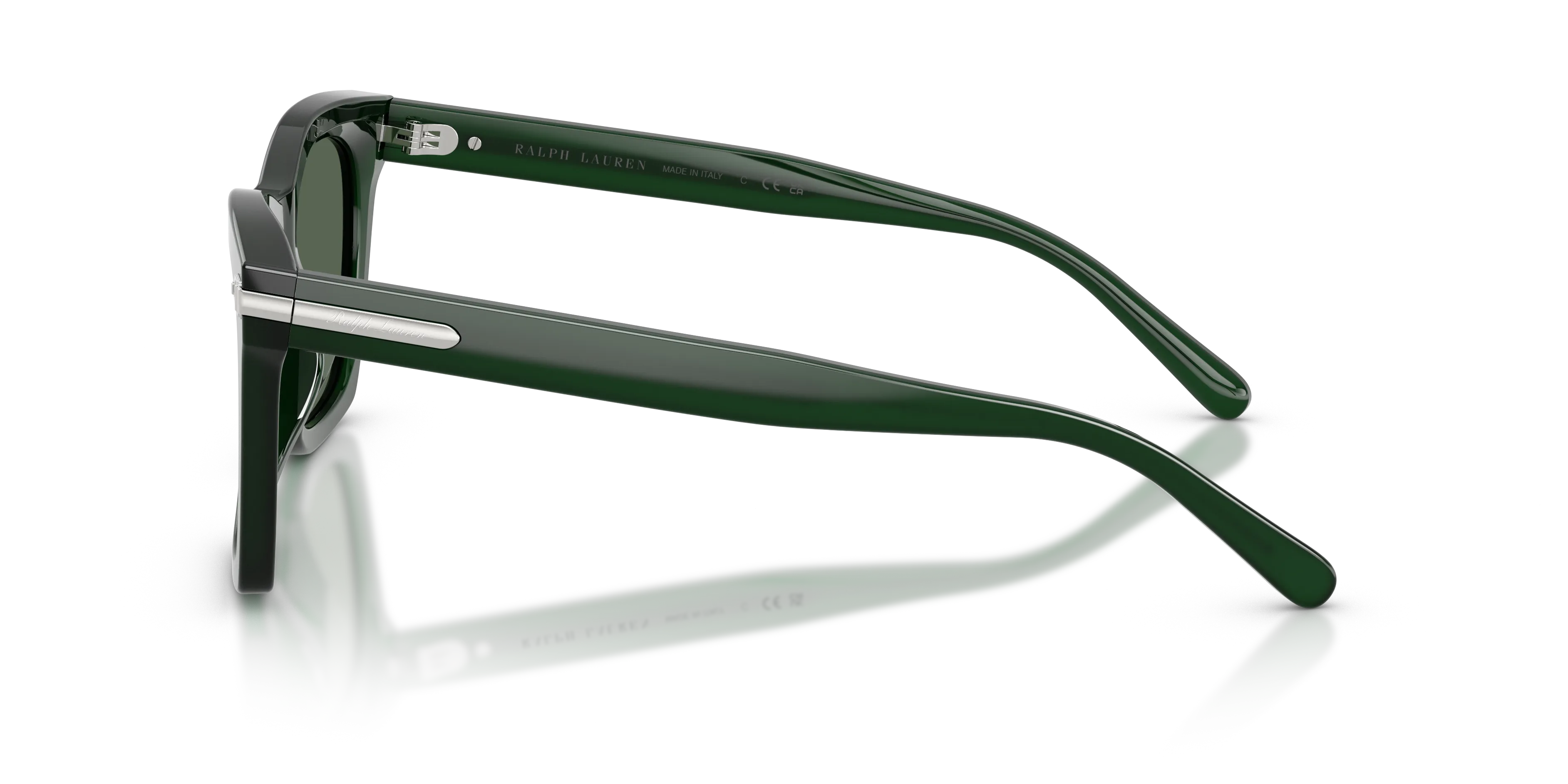 Ralph Lauren RL8235U 630471 Occhiali da sole Acetato Verde Verde Squadrata Normale - immagine 4
