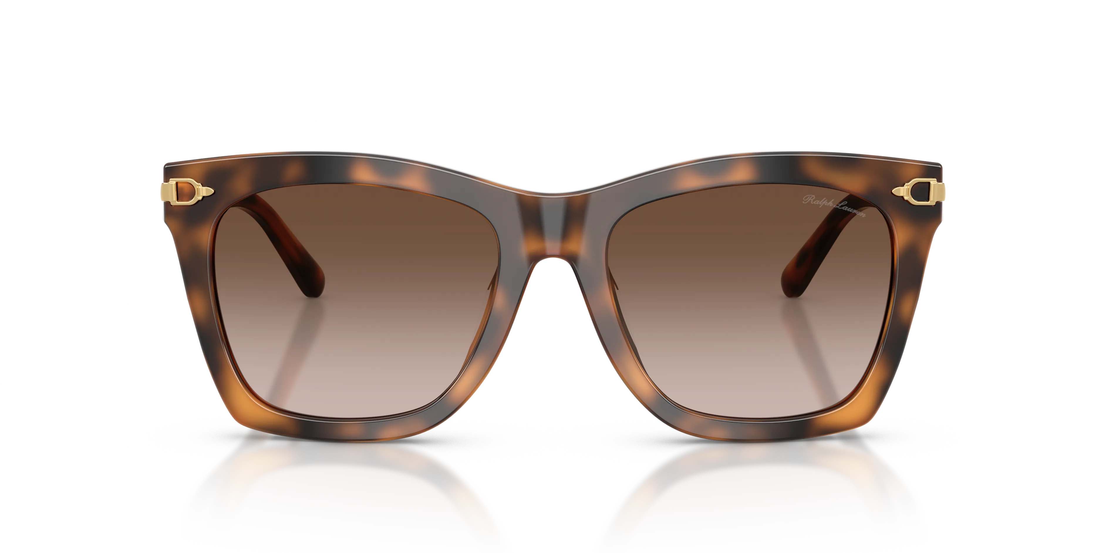 Ralph Lauren RL8235U 608913 Occhiali da sole Acetato Tartaruga Marrone Squadrata Normale Sfumato - immagine 3