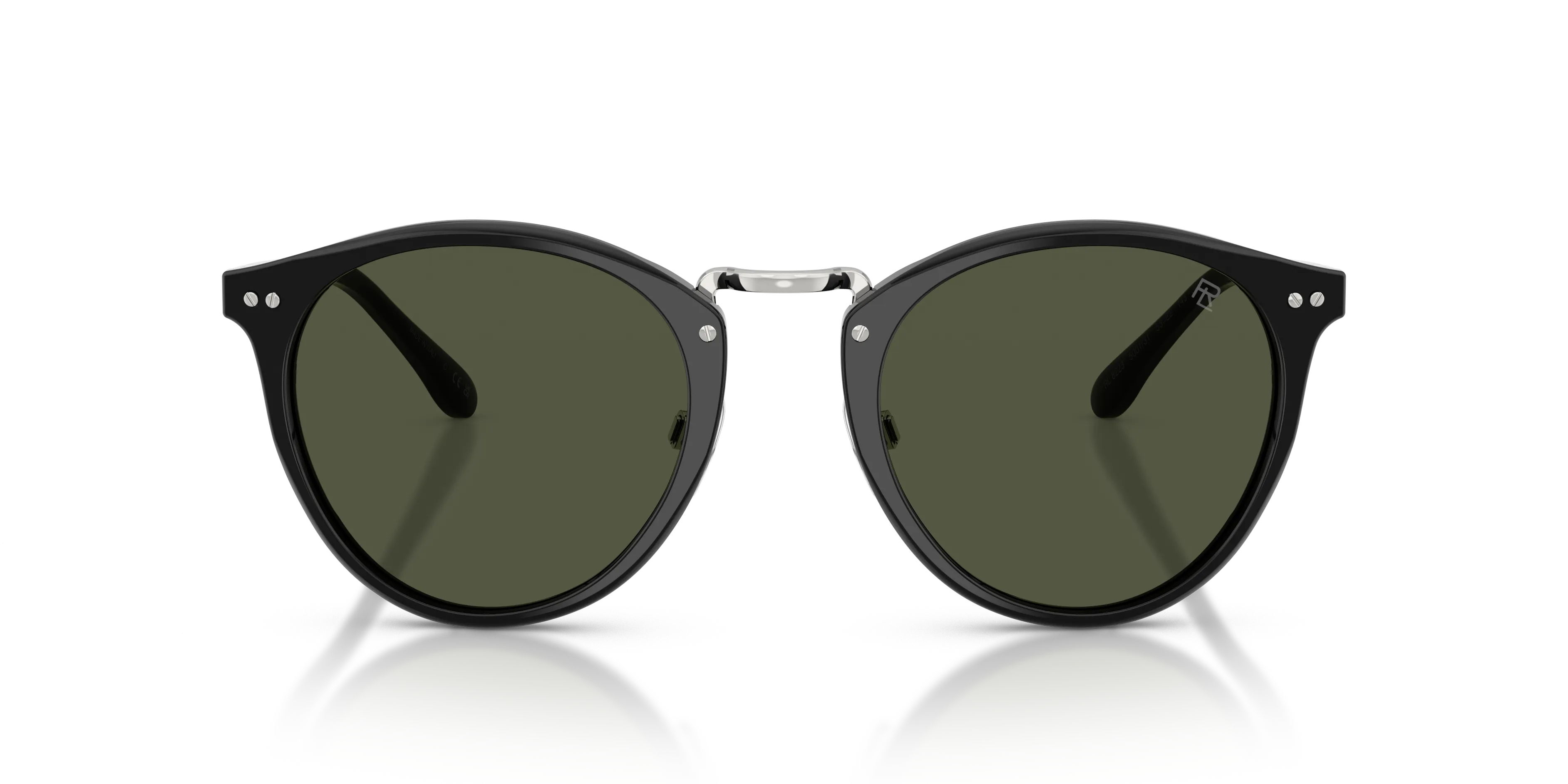 Ralph Lauren RL8223 THE QUINCY 500131 Occhiali da sole Acetato Nero Verde Pantos Normale - immagine 3