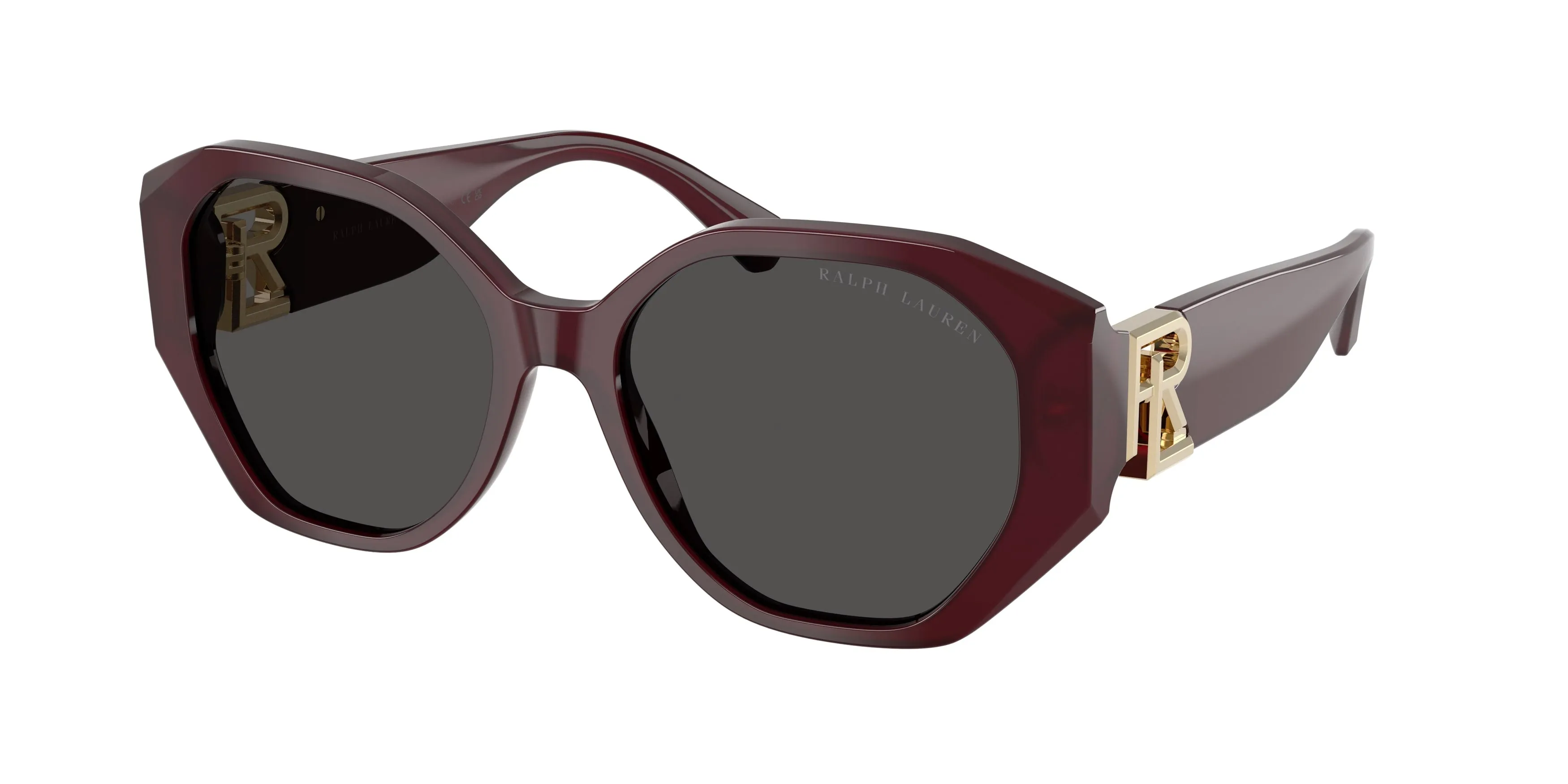 Ralph Lauren RL8220 THE JULIETTE 508387 Occhiali da sole Acetato Rosso Grigio Farfalla Normale - immagine 1