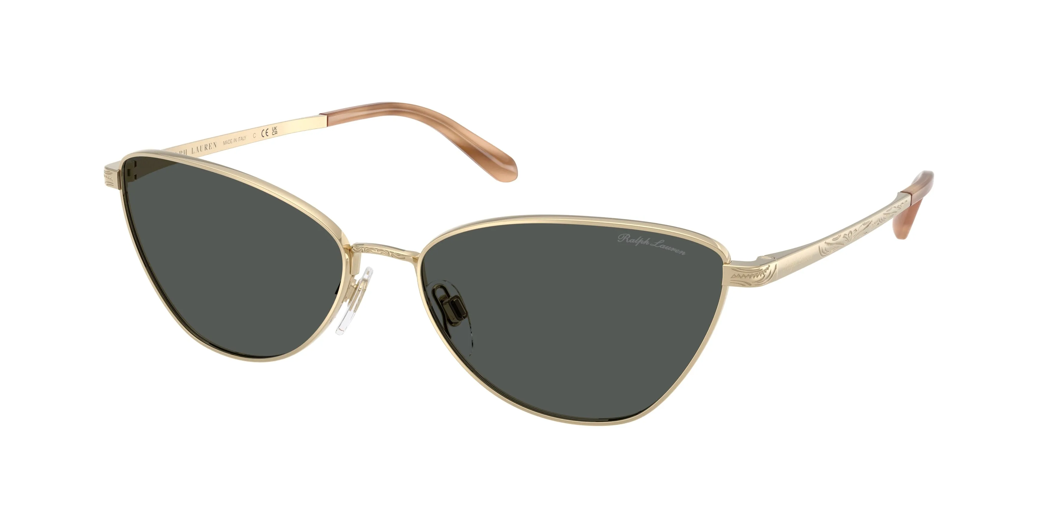 Ralph Lauren RL7093 911687 Occhiali da sole Acciaio Oro Grigio Squadrata Normale - immagine 1
