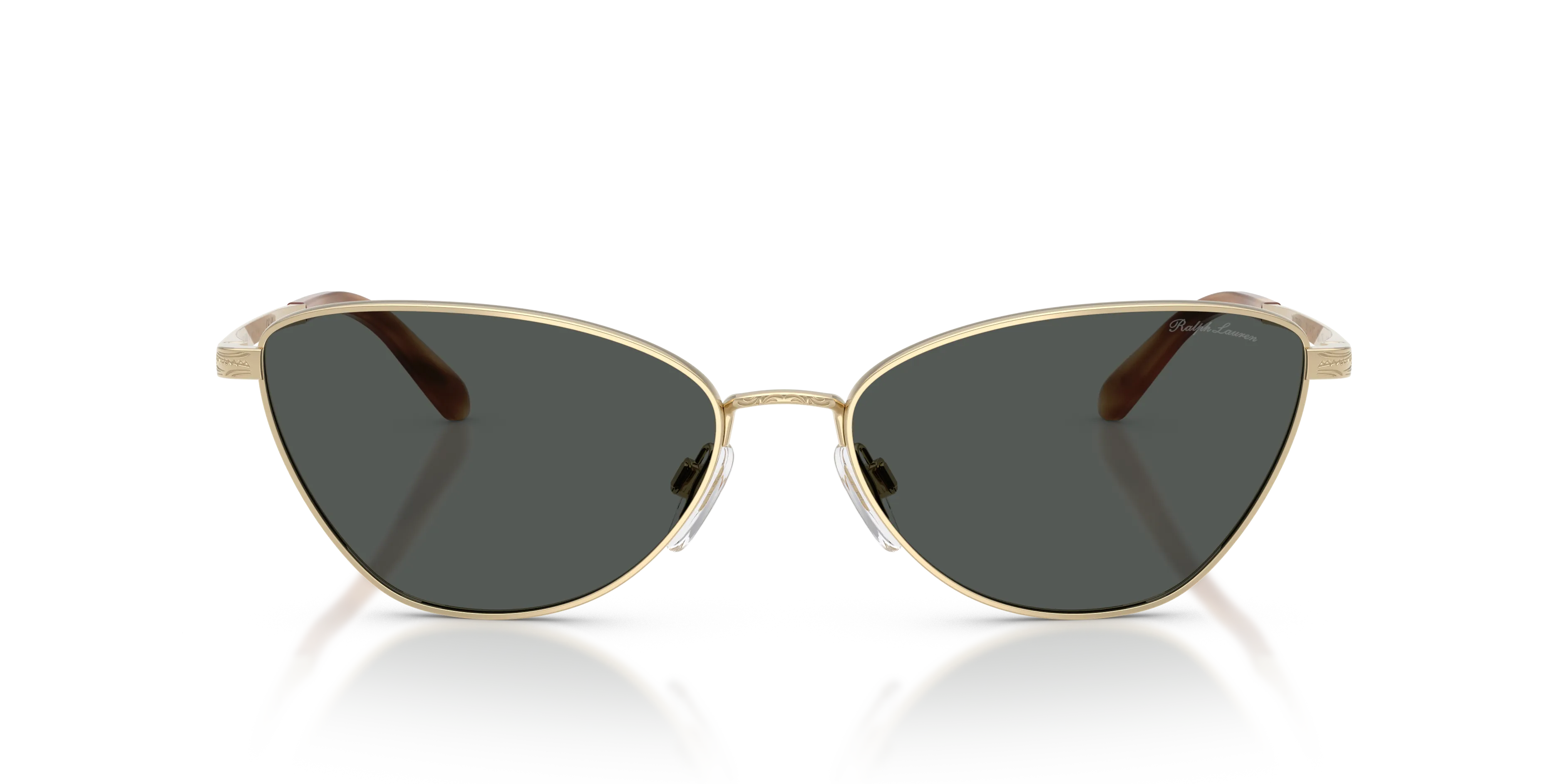 Ralph Lauren RL7093 911687 Occhiali da sole Acciaio Oro Grigio Squadrata Normale - immagine 3